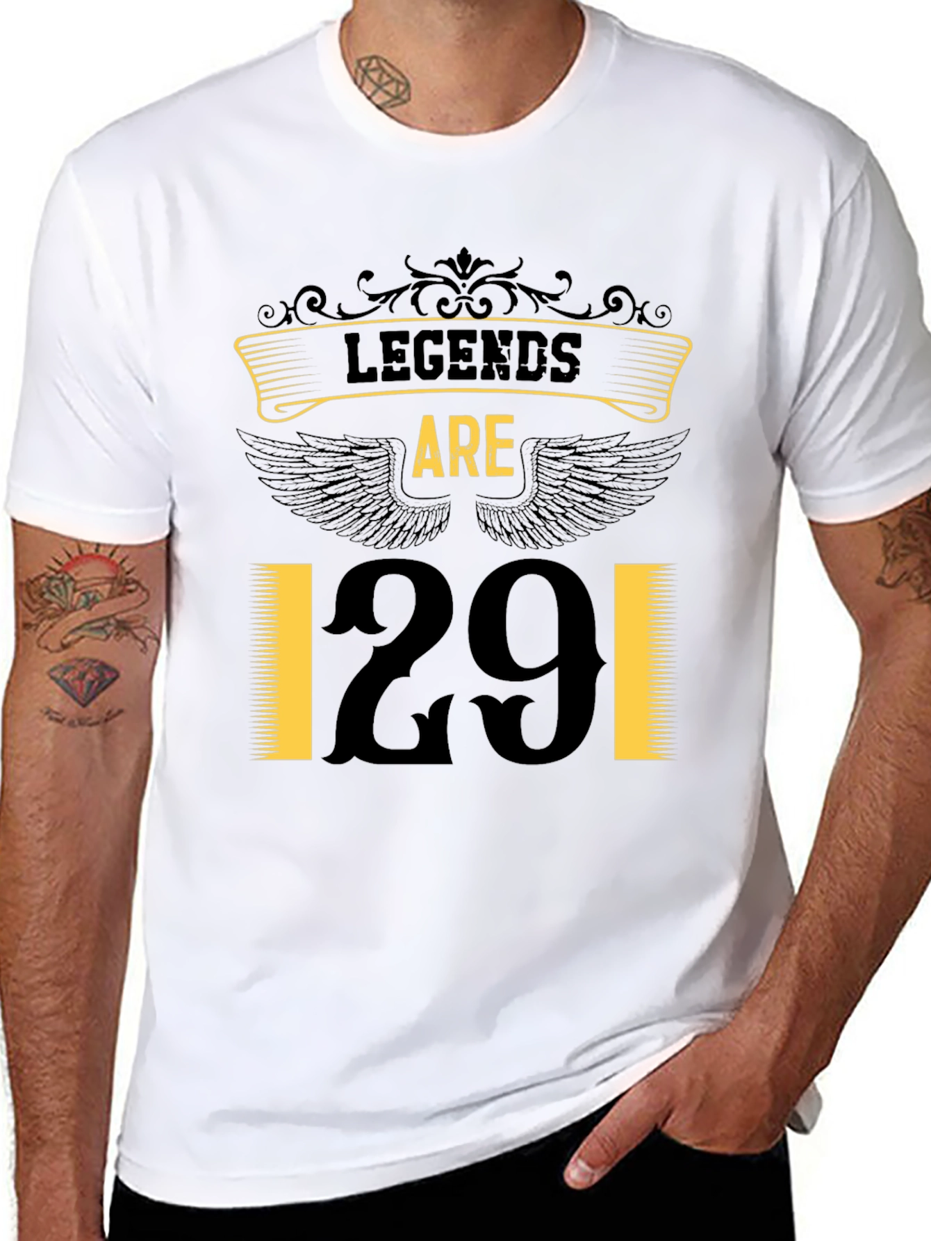 Black Legends Are 29 T-Shirt view 8