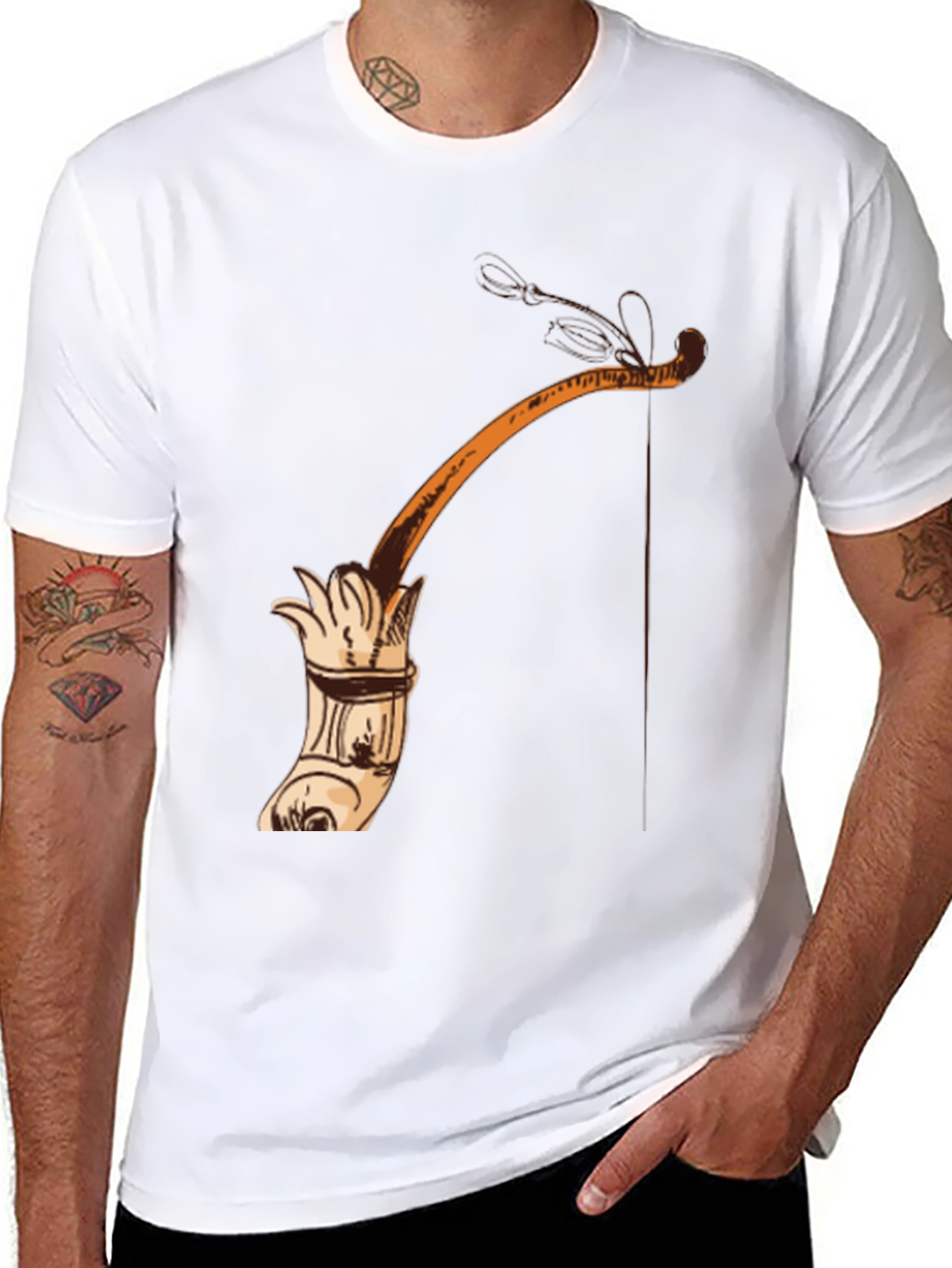 Black Unique Graphic Tee - Coffee Lover's Brew view 8