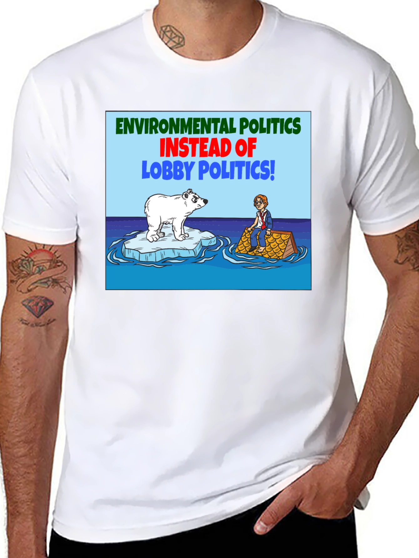 Black Environmental Politics T-Shirt view 8