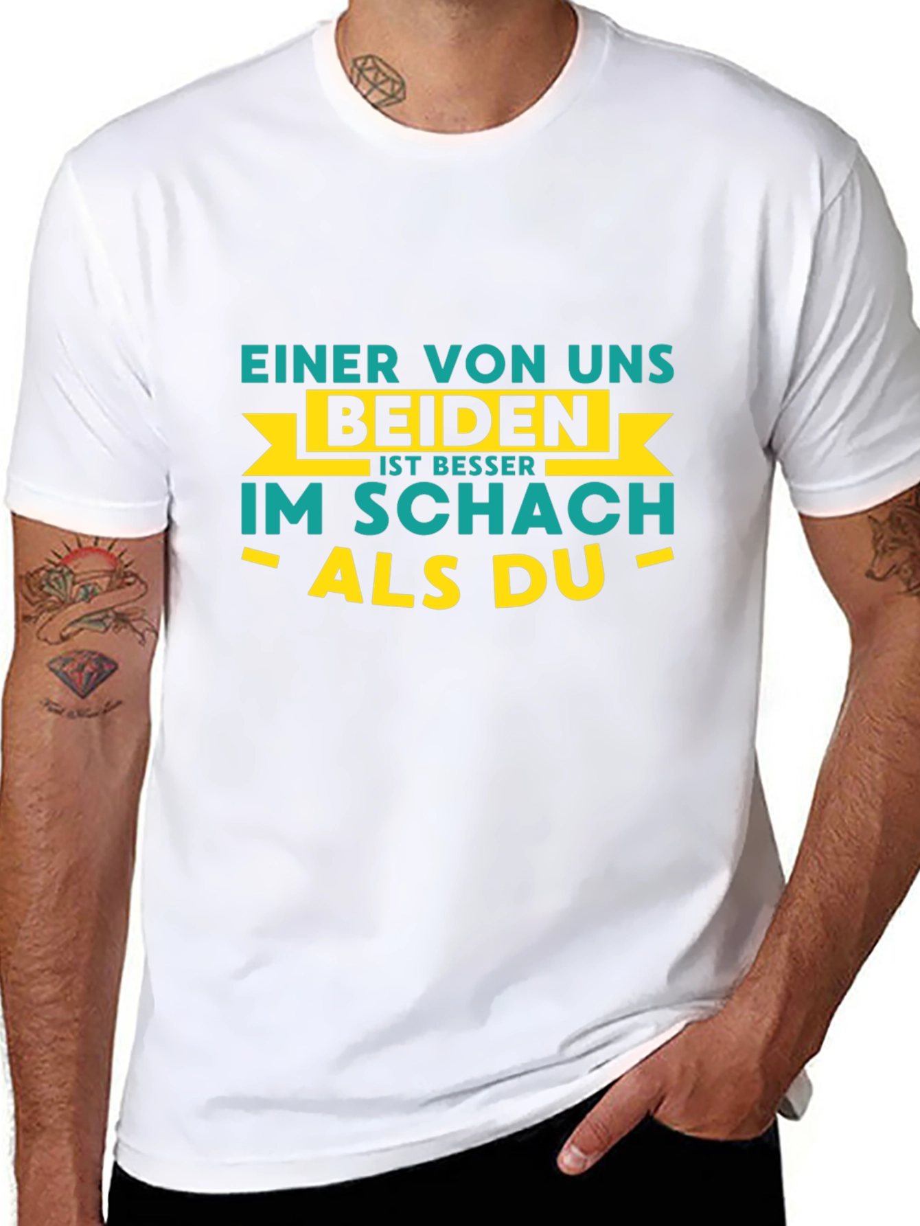 Black Einer Von Uns T-Shirt view 8