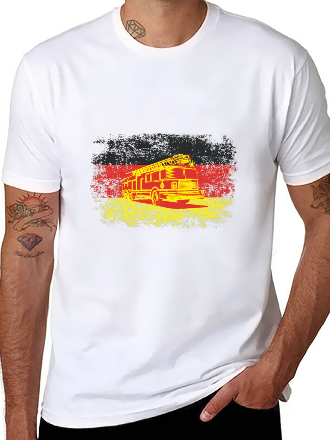 German Fire Truck T-Shirt - 8