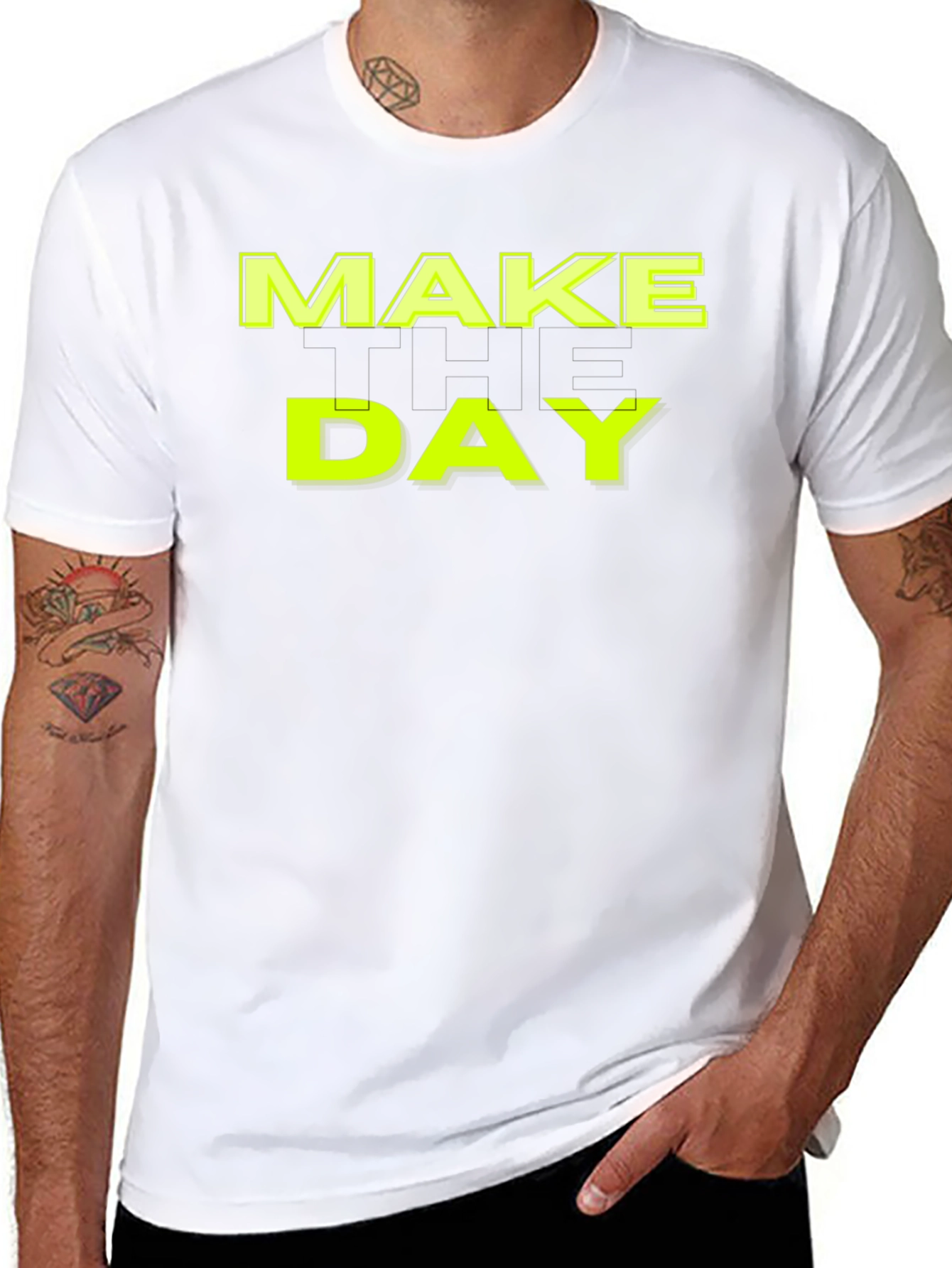 Black Make Today Your Day Graphic T-Shirt view 8