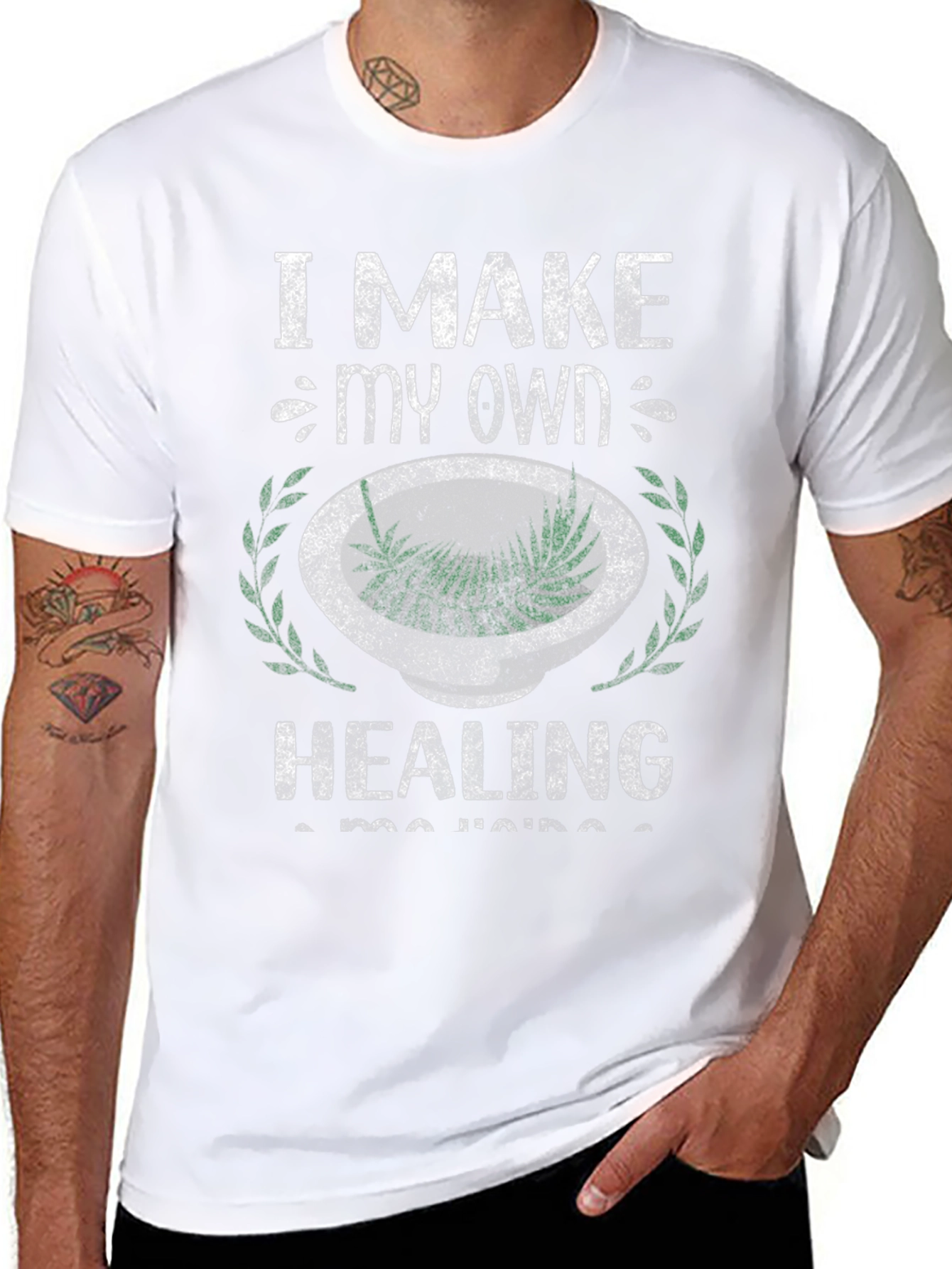 Black I Make My Own Healing T-Shirt - Novelty Graphic Tee view 8