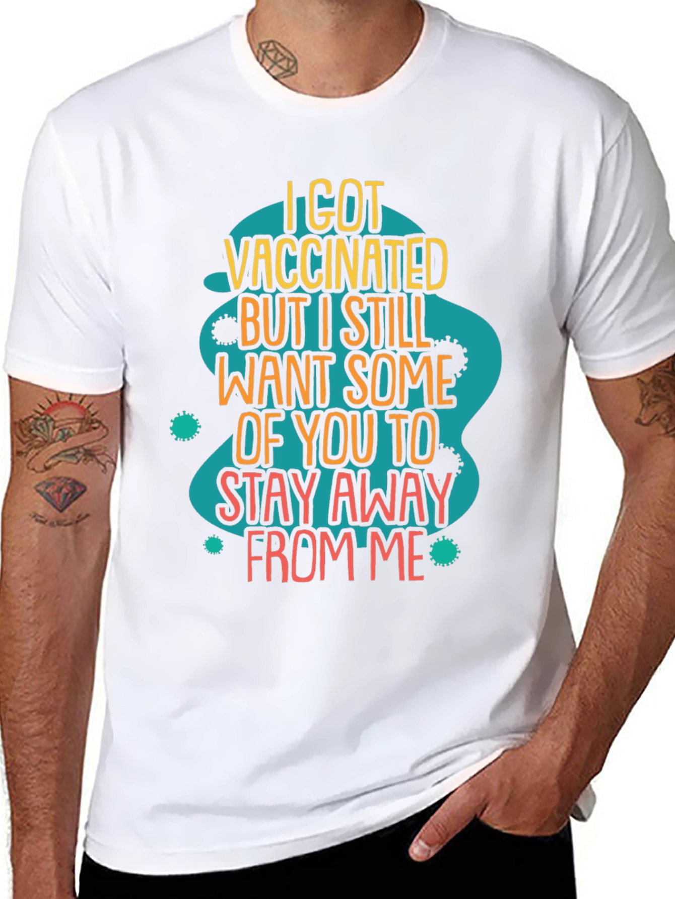 I Got Vaccinated Funny T-Shirt - 8