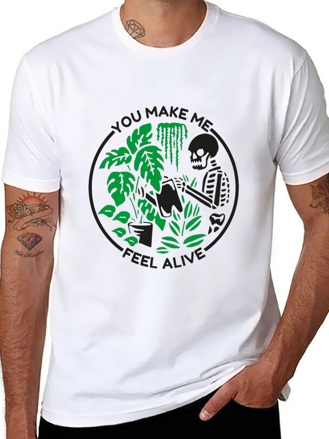 Black You Make Me Feel Alive Black T-Shirt view 8