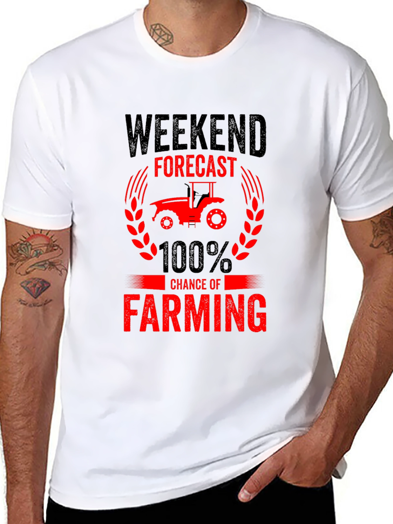 Farming Forecast Graphic T-Shirt - 8