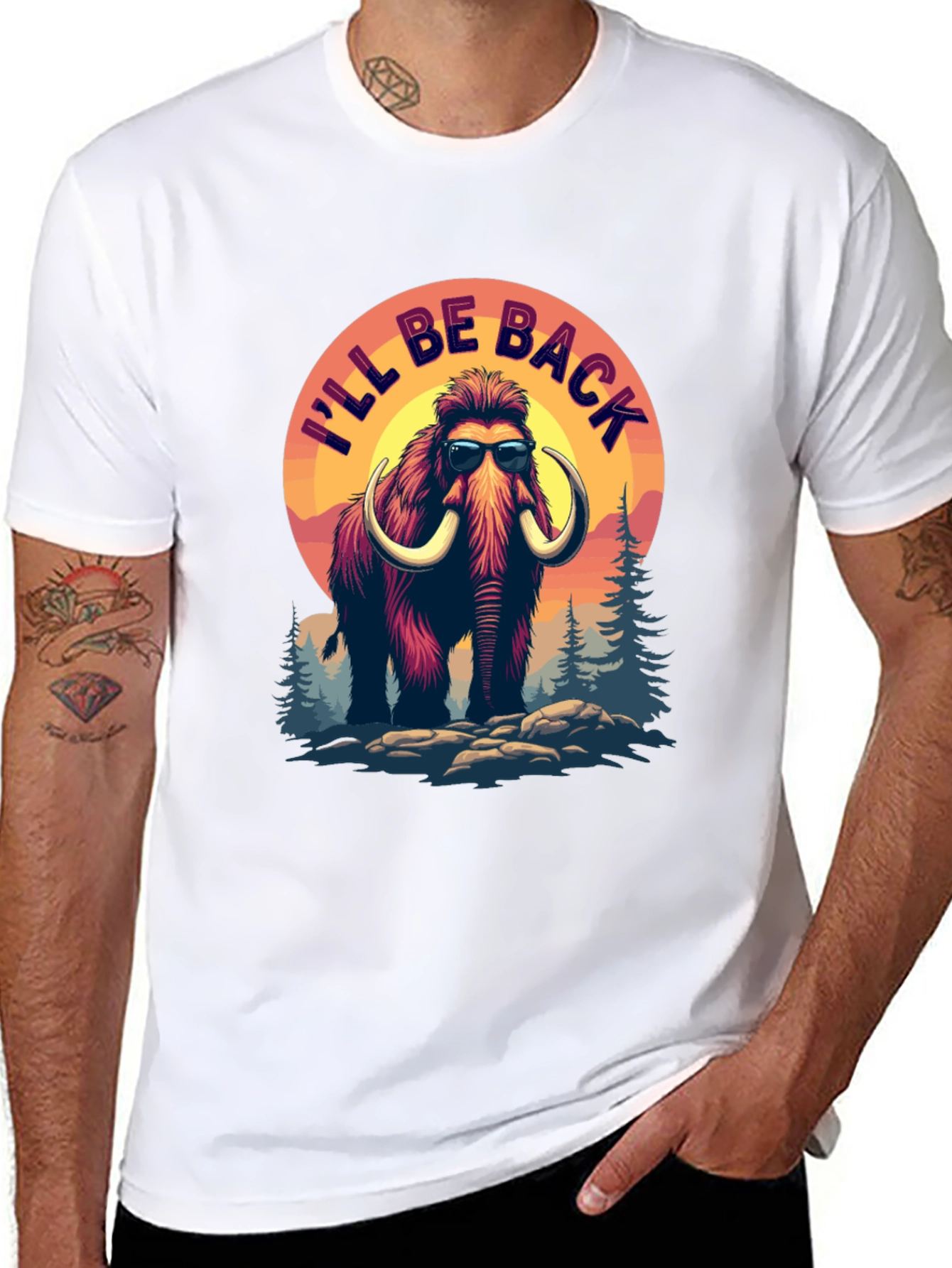 Black Mammoth "I'll Be Back" Graphic Tee view 8