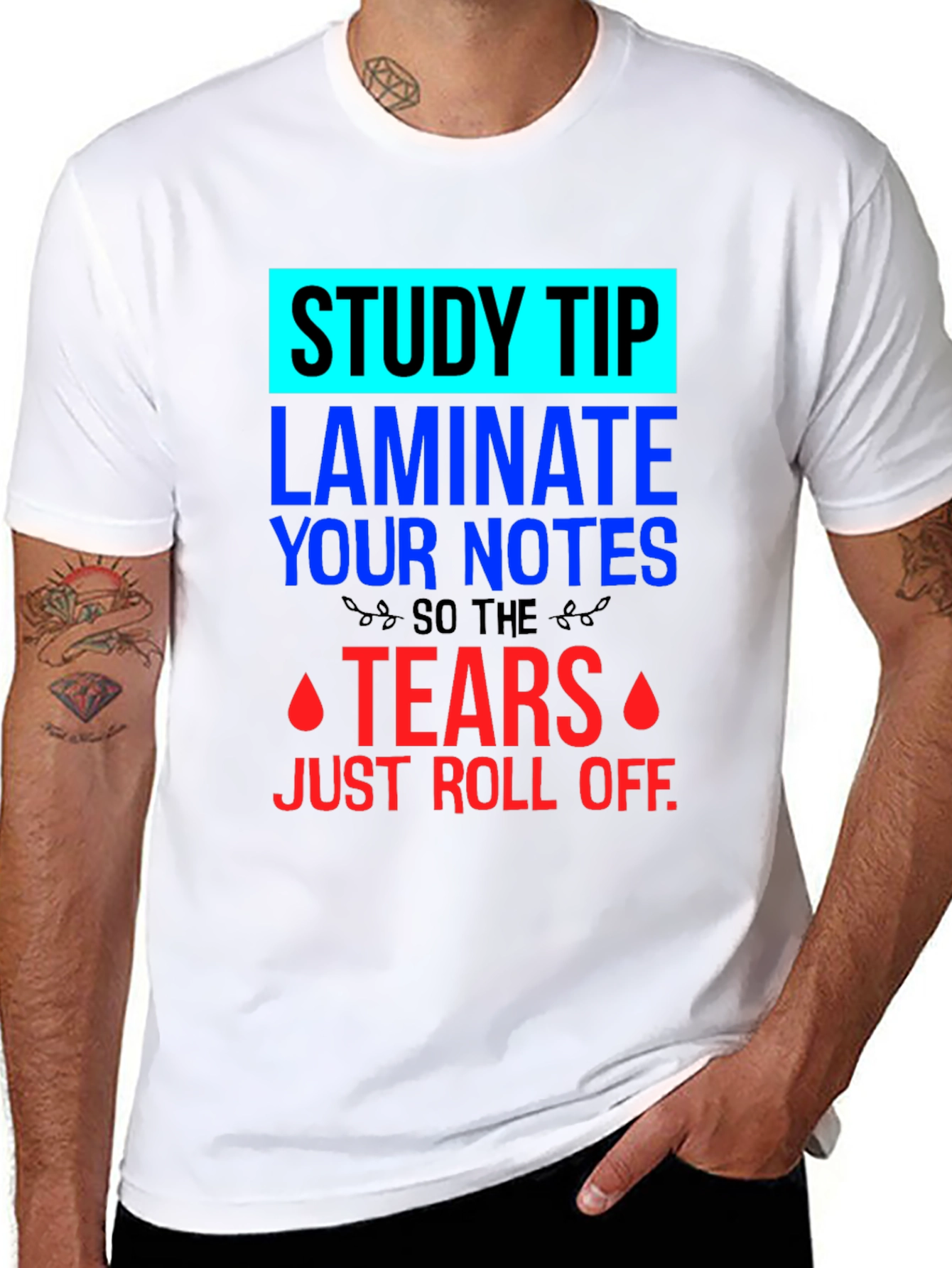 Black Study Tip T-Shirt view 8
