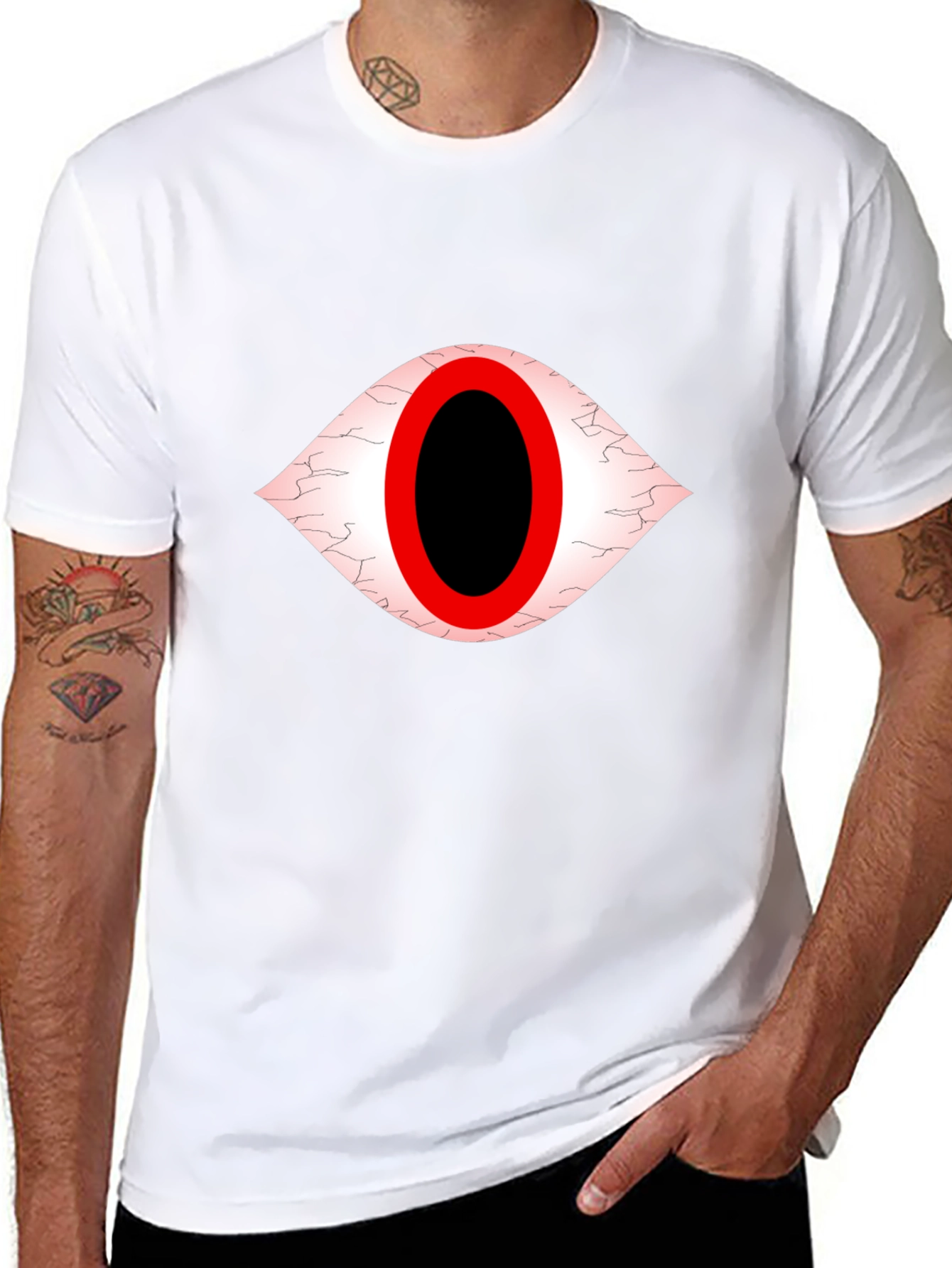 Black Eye See You Graphic Tee - Black view 8