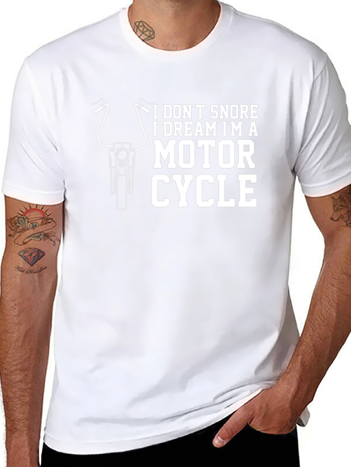 Black Motorcycle Dream T-Shirt - Funny Biker Tee view 8
