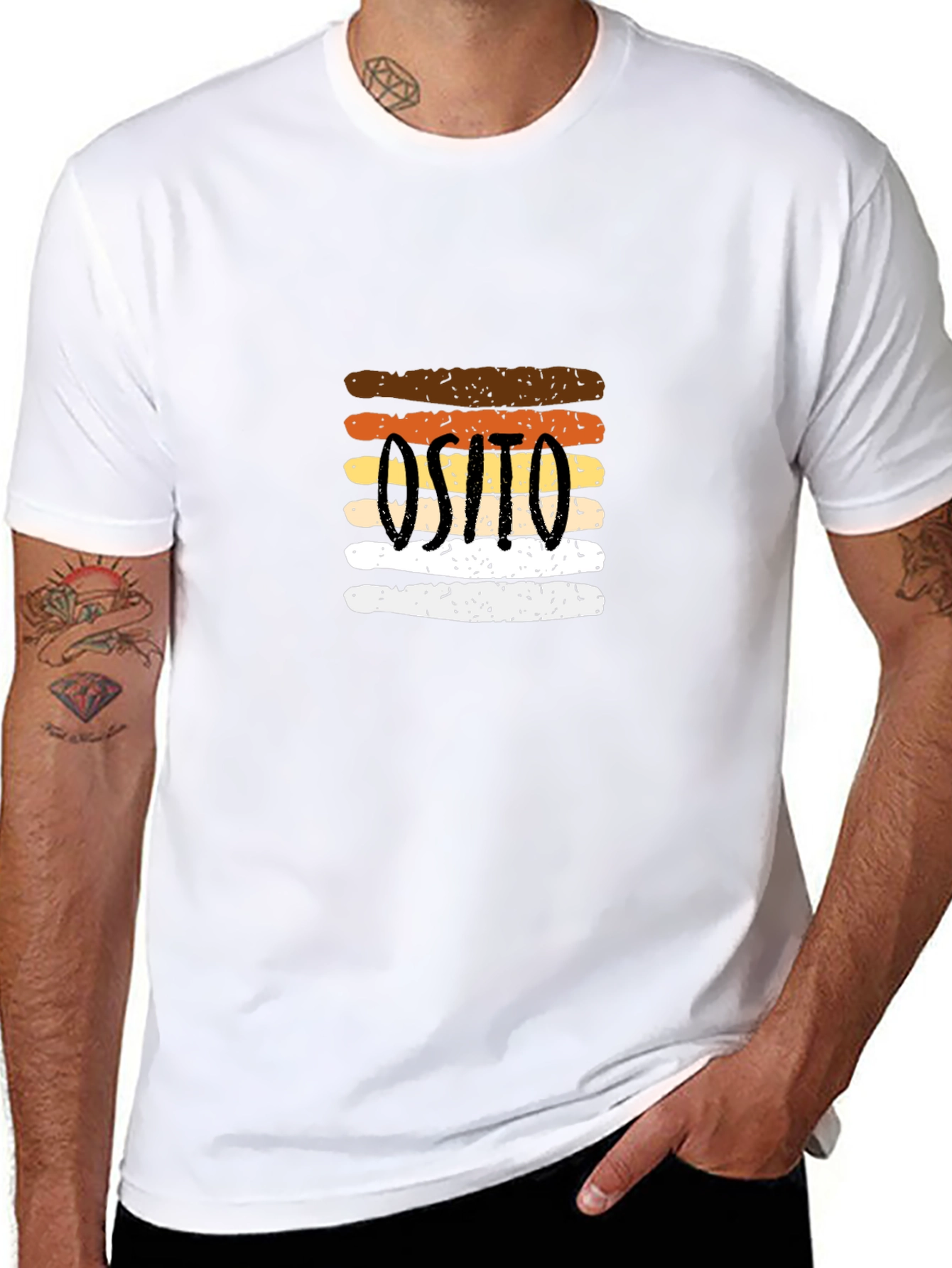 Black Osito Bear Pride T-Shirt view 8