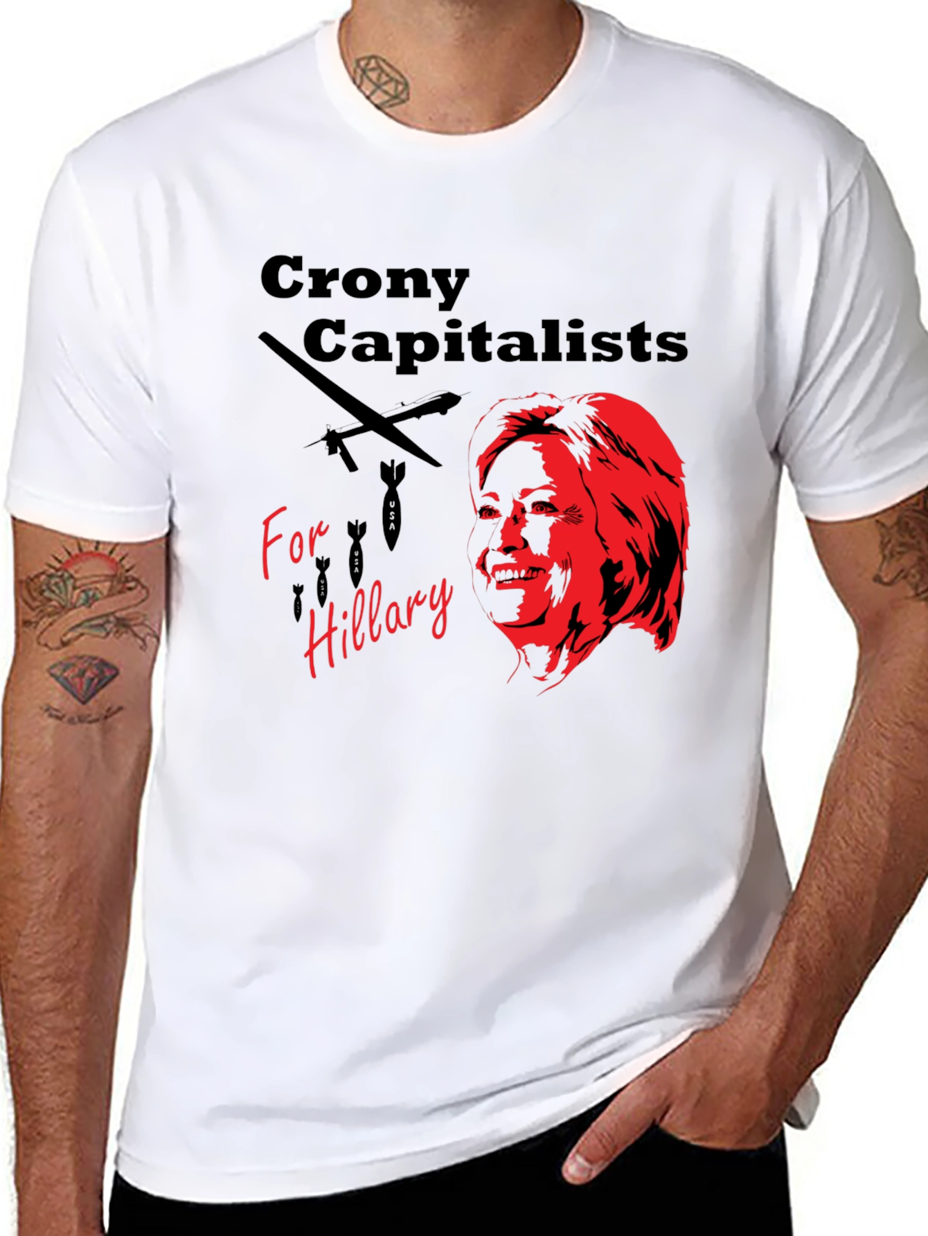 Black Crony Capitalists for Hillary T-Shirt view 8