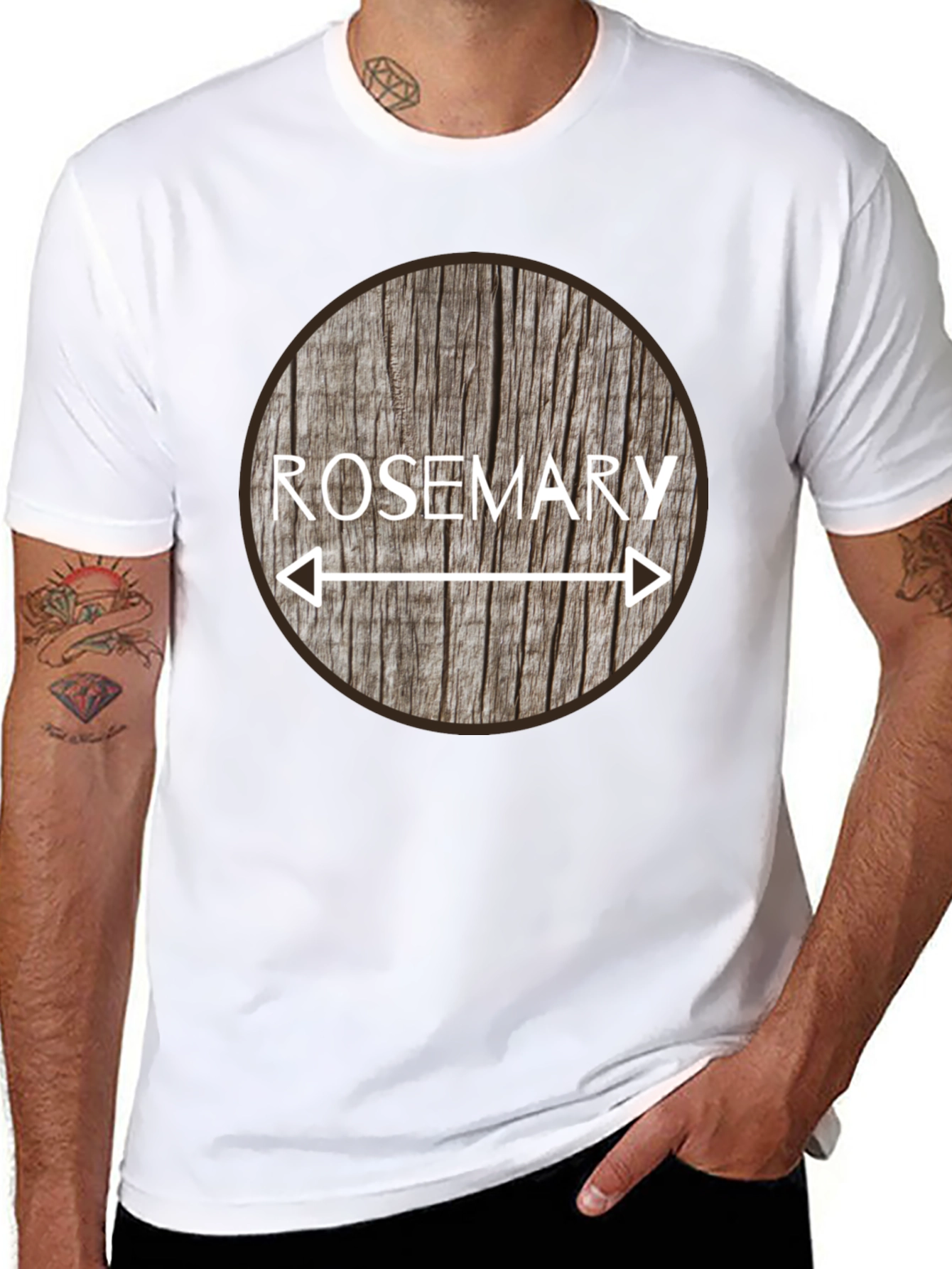 Rosemary Arrow T-Shirt - Unisex Graphic Tee - 8