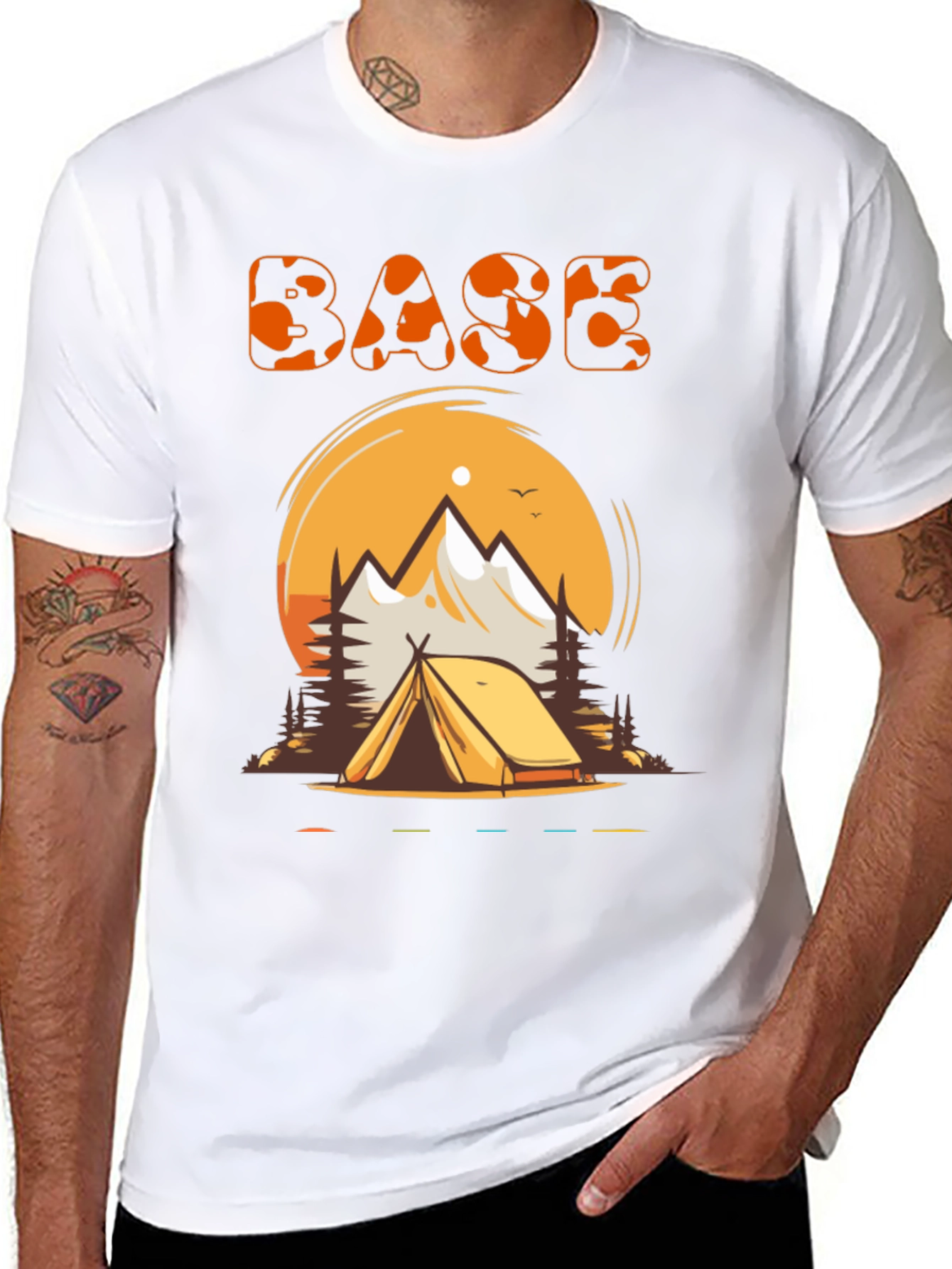 Black Base Camp Adventure T-Shirt view 8