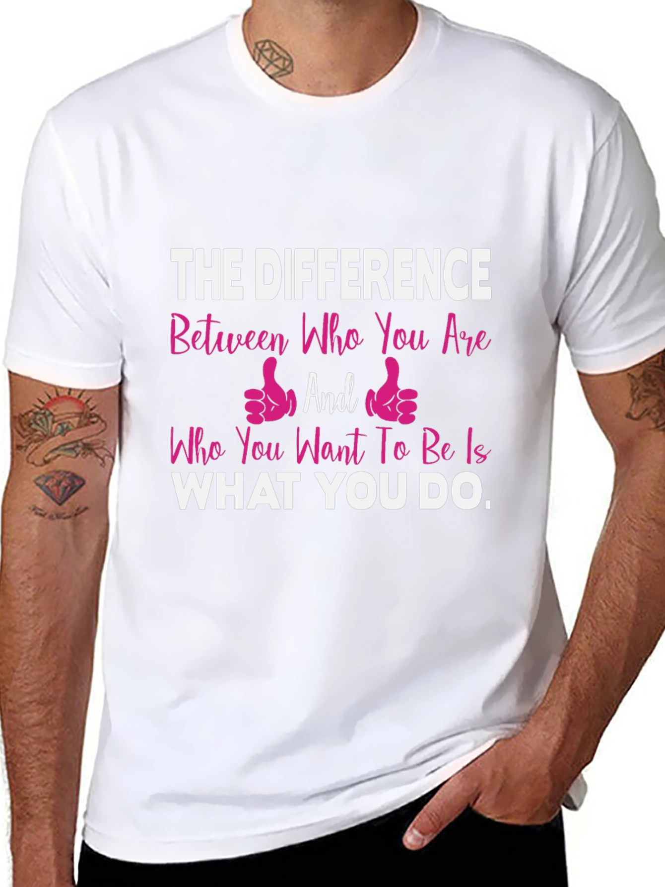 Motivational T-Shirt: Be Who You Want To Be - 8