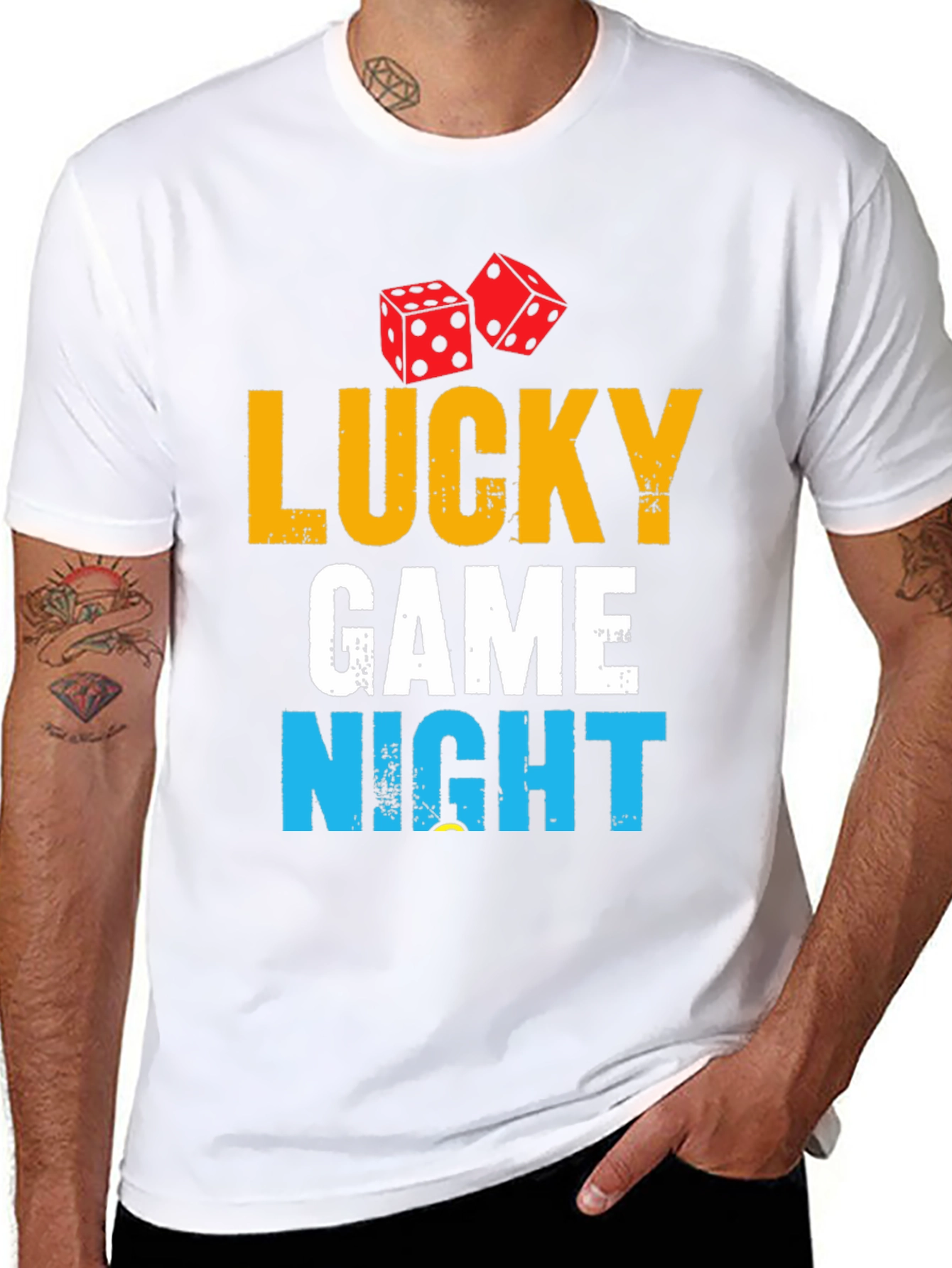 Lucky Game Night Graphic Tee - 8