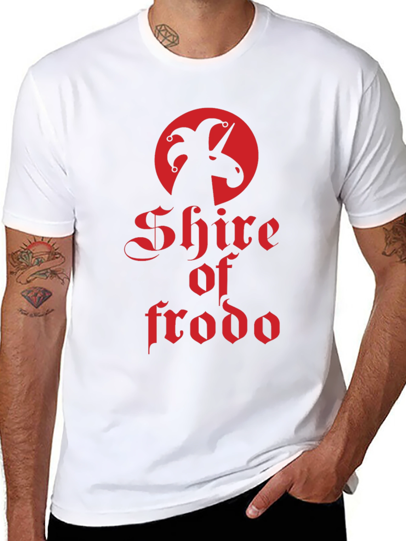 Black Shire of Frodo T-Shirt view 8