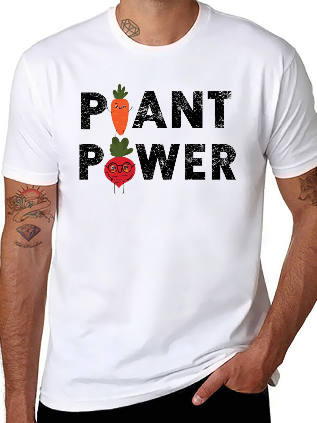 Plant Power T-Shirt - Vegan Graphic Tee - 8