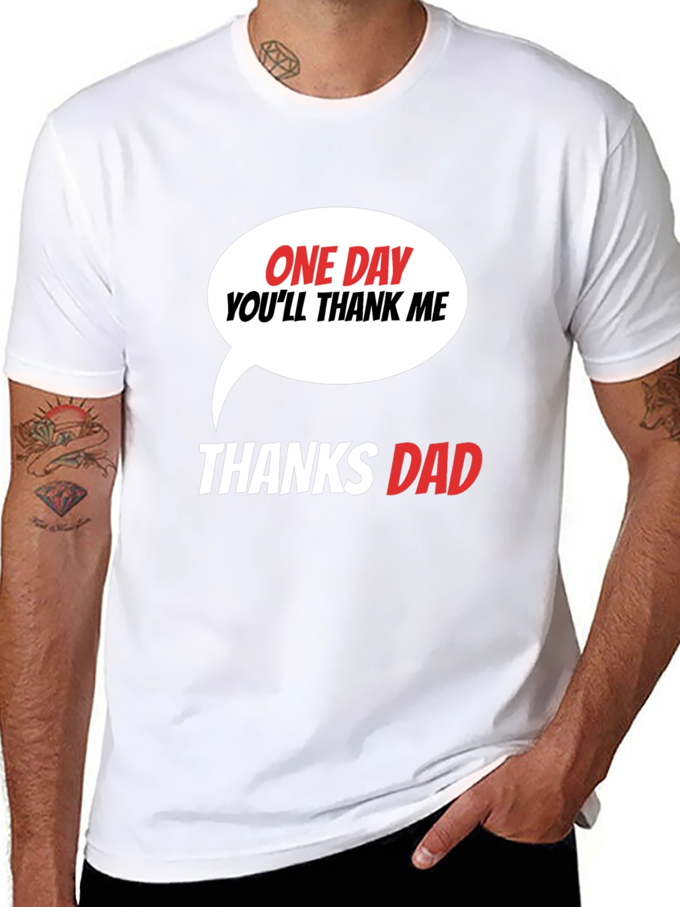 Black Funny Dad T-Shirt - One Day You'll Thank Me view 8