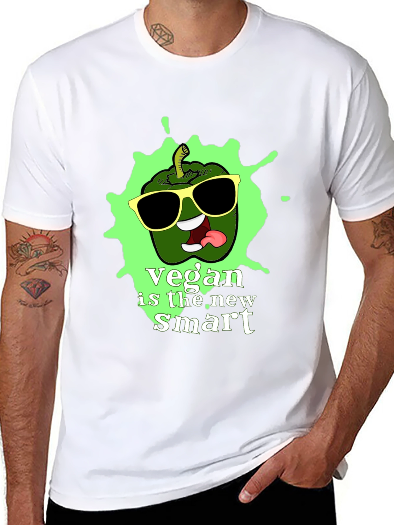 Black Vegan Is the New Smart T-Shirt view 8