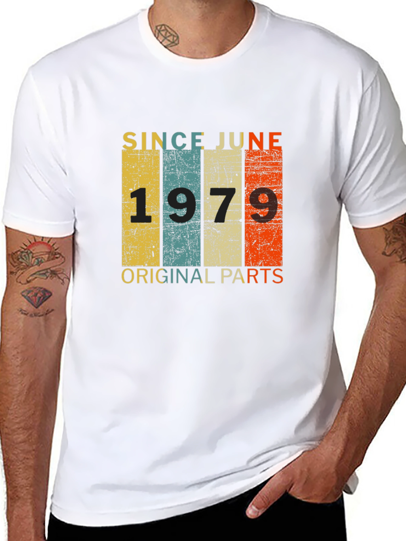 Black Since June 1979 Original Parts Black Graphic Tee view 8