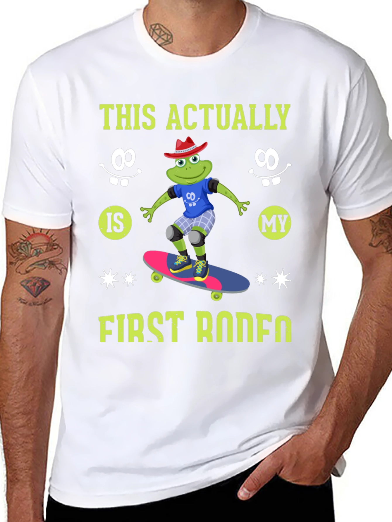 Black Frog Skateboarder T-Shirt - First Rodeo view 8