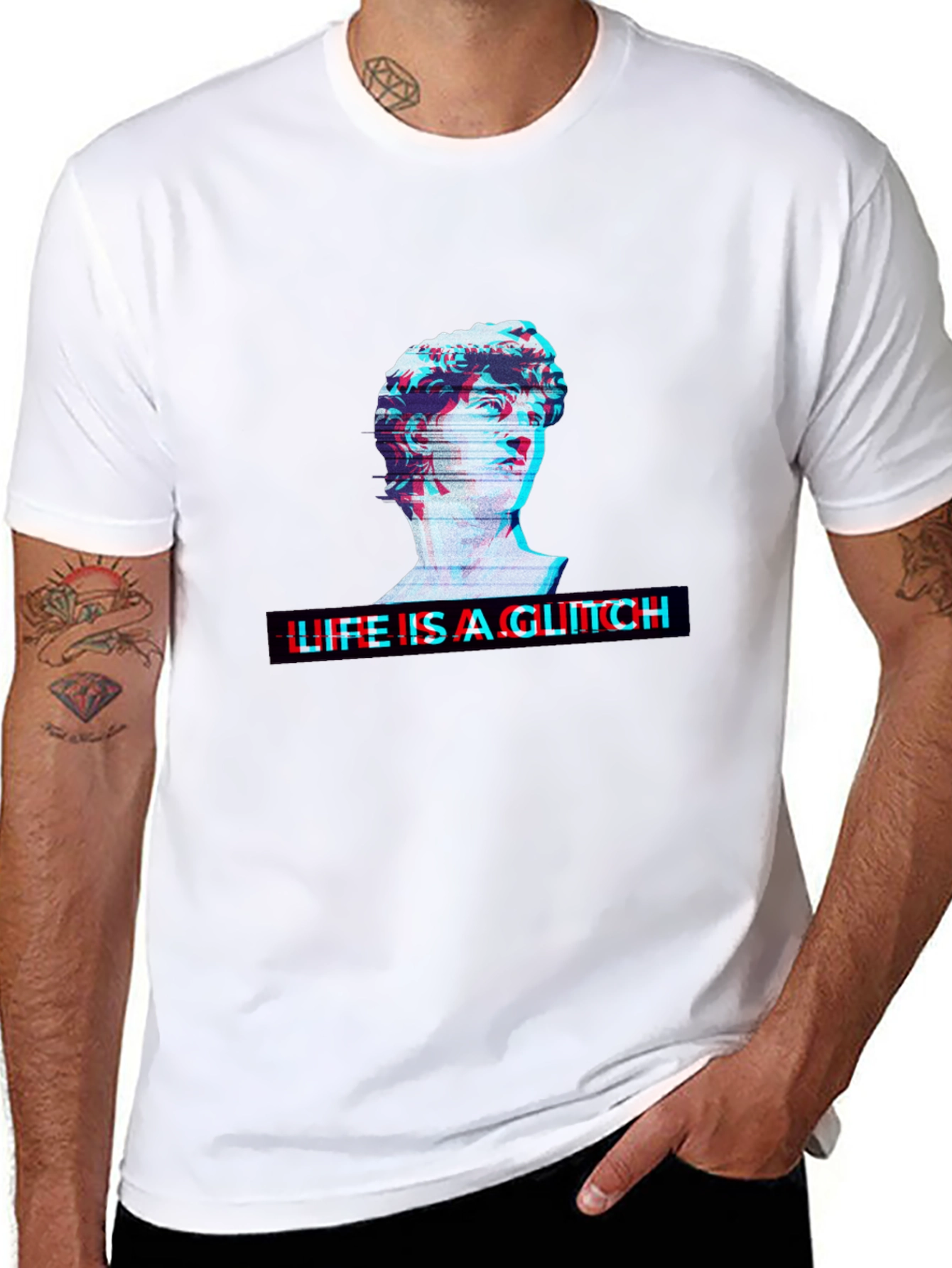 Glitch Art T-Shirt - Life is a Glitch Design - 8