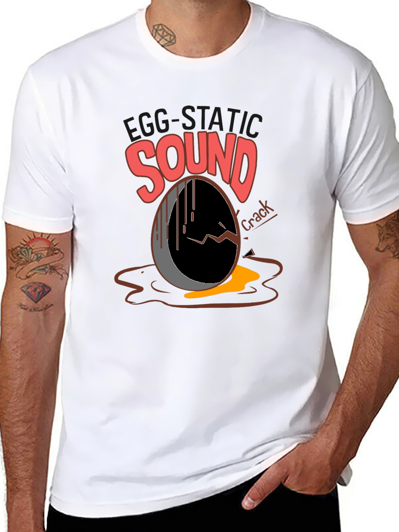 Black Egg-Static Sound T-Shirt view 8