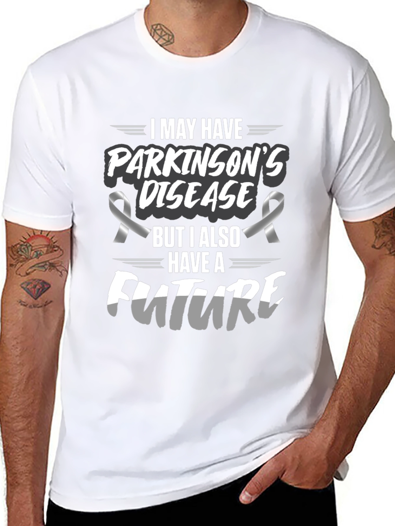 Parkinson's Disease Awareness T-Shirt - Hope for the Future - 8
