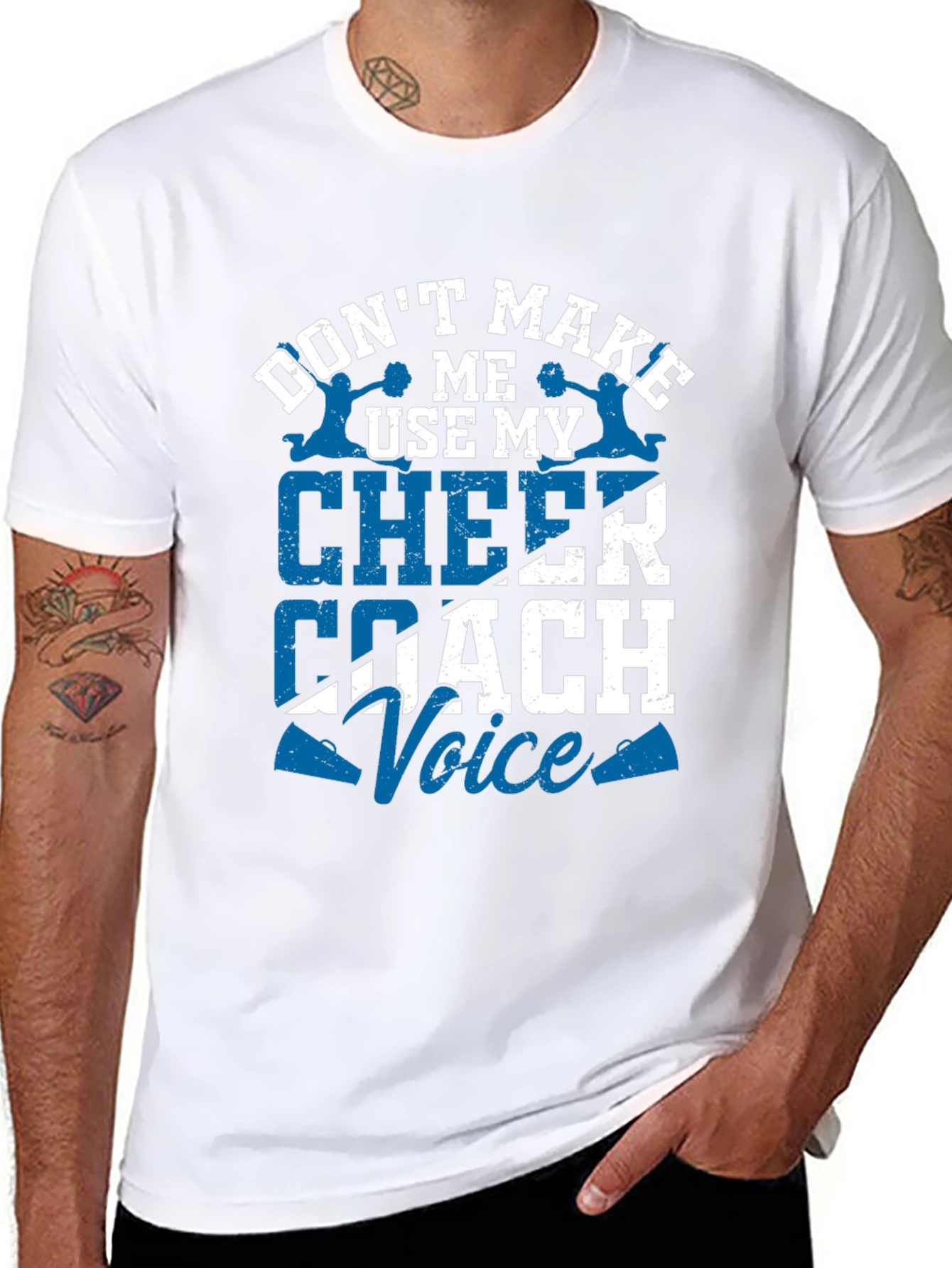 Black Cheer Coach Voice T-Shirt view 8