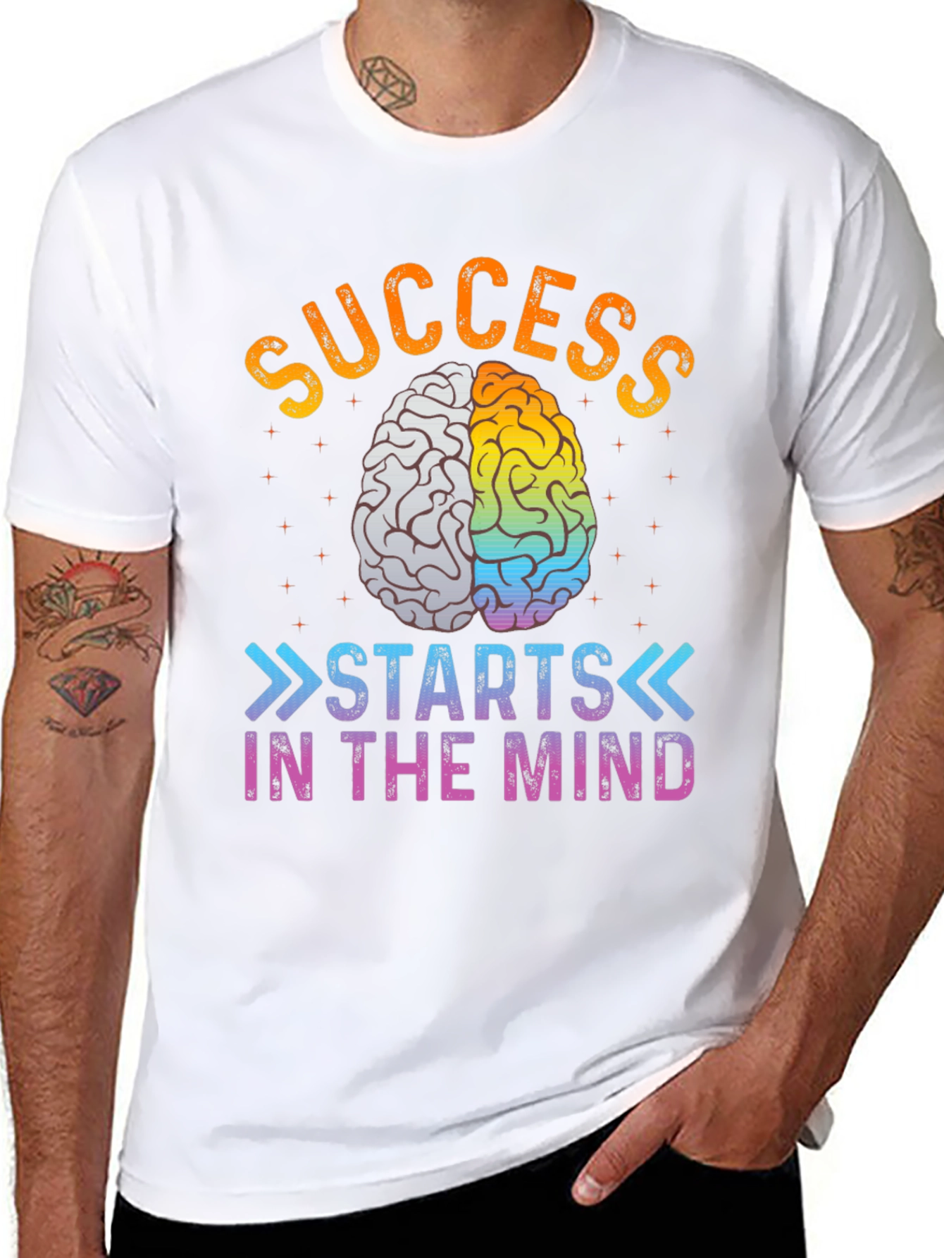 Black Success Starts In The Mind T-Shirt view 8