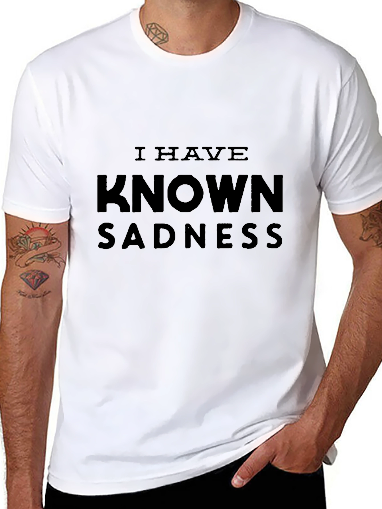 Black I Have Known Sadness - Graphic T-Shirt view 8