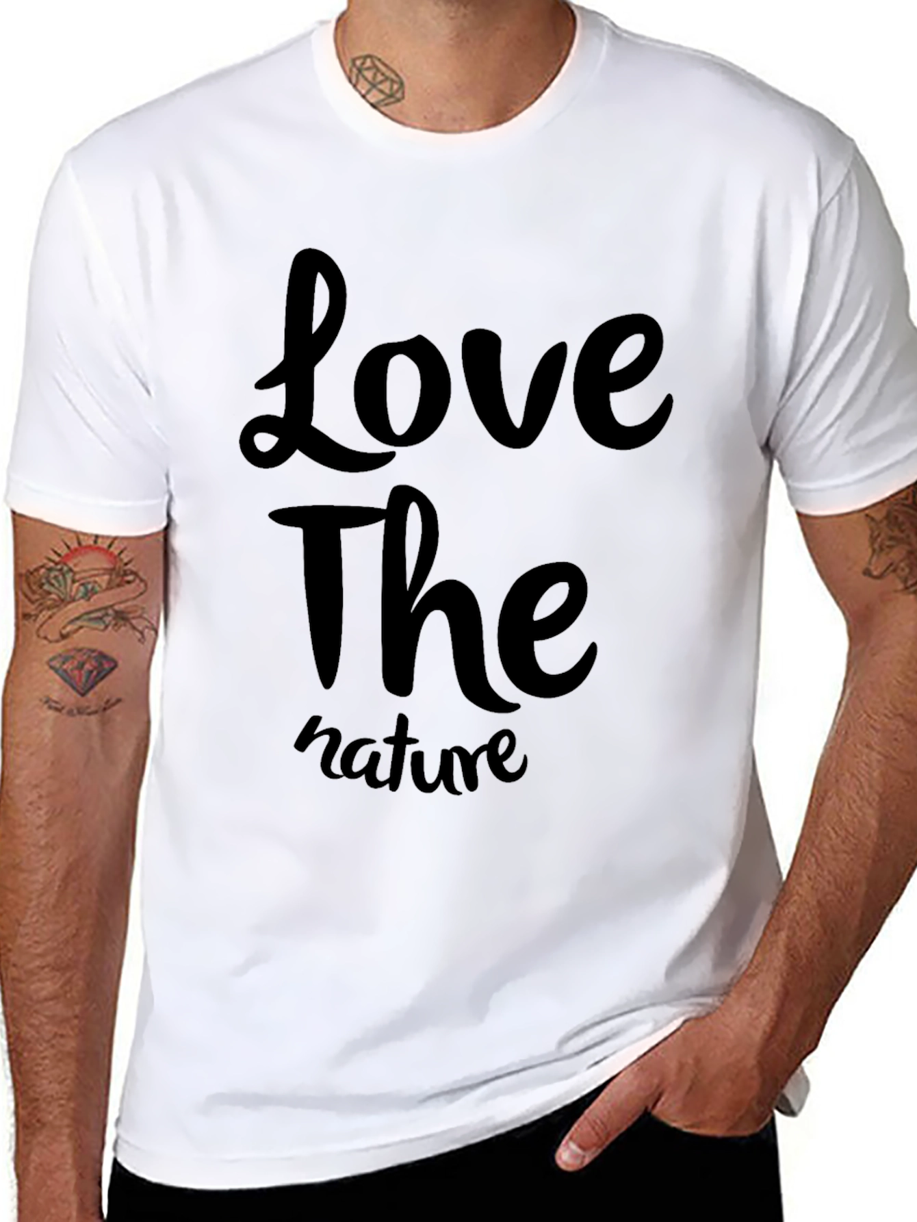 Black Love The Nature Black T-Shirt view 8