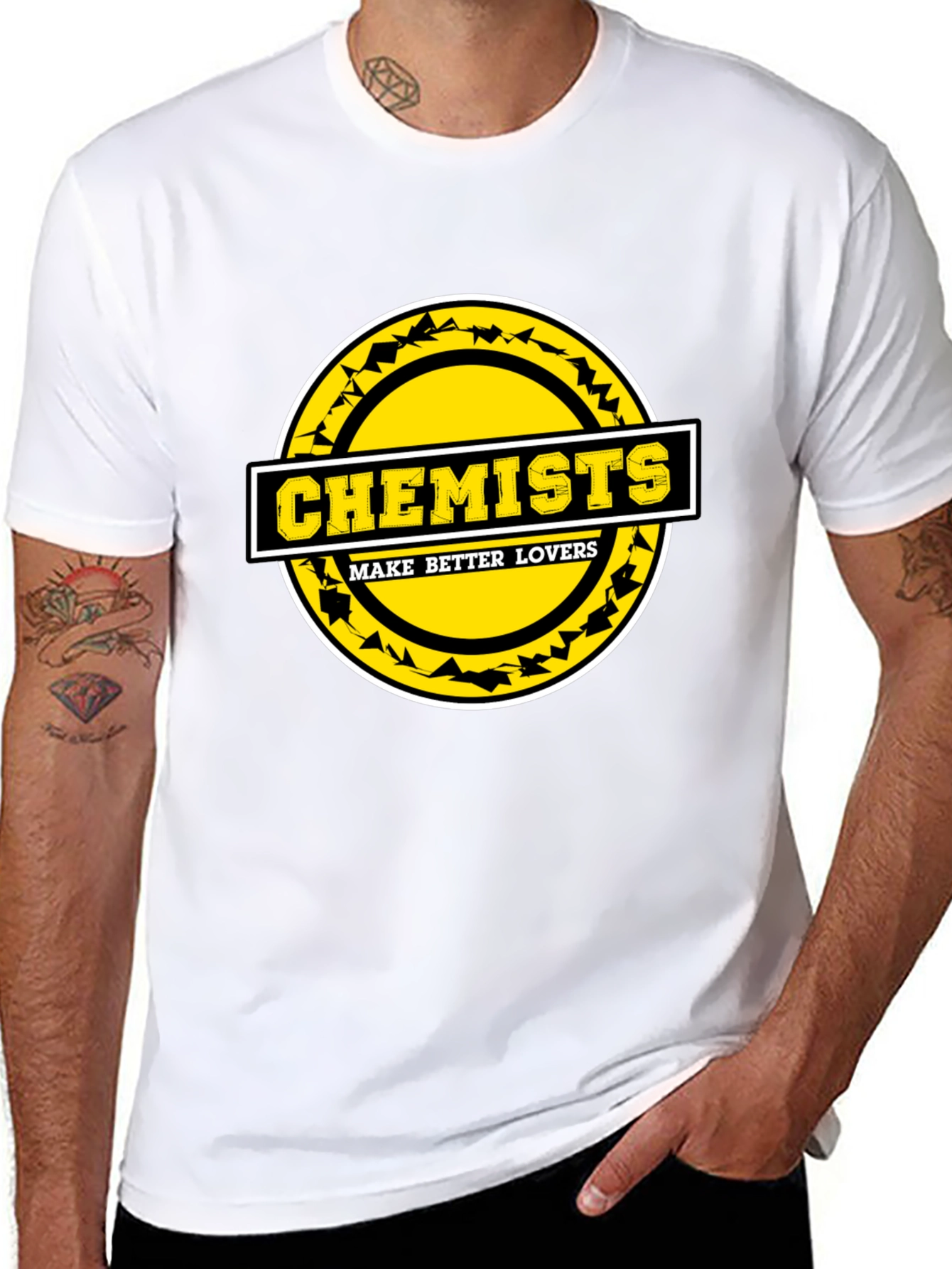 Black Chemists Make Better Lovers Graphic T-Shirt view 8