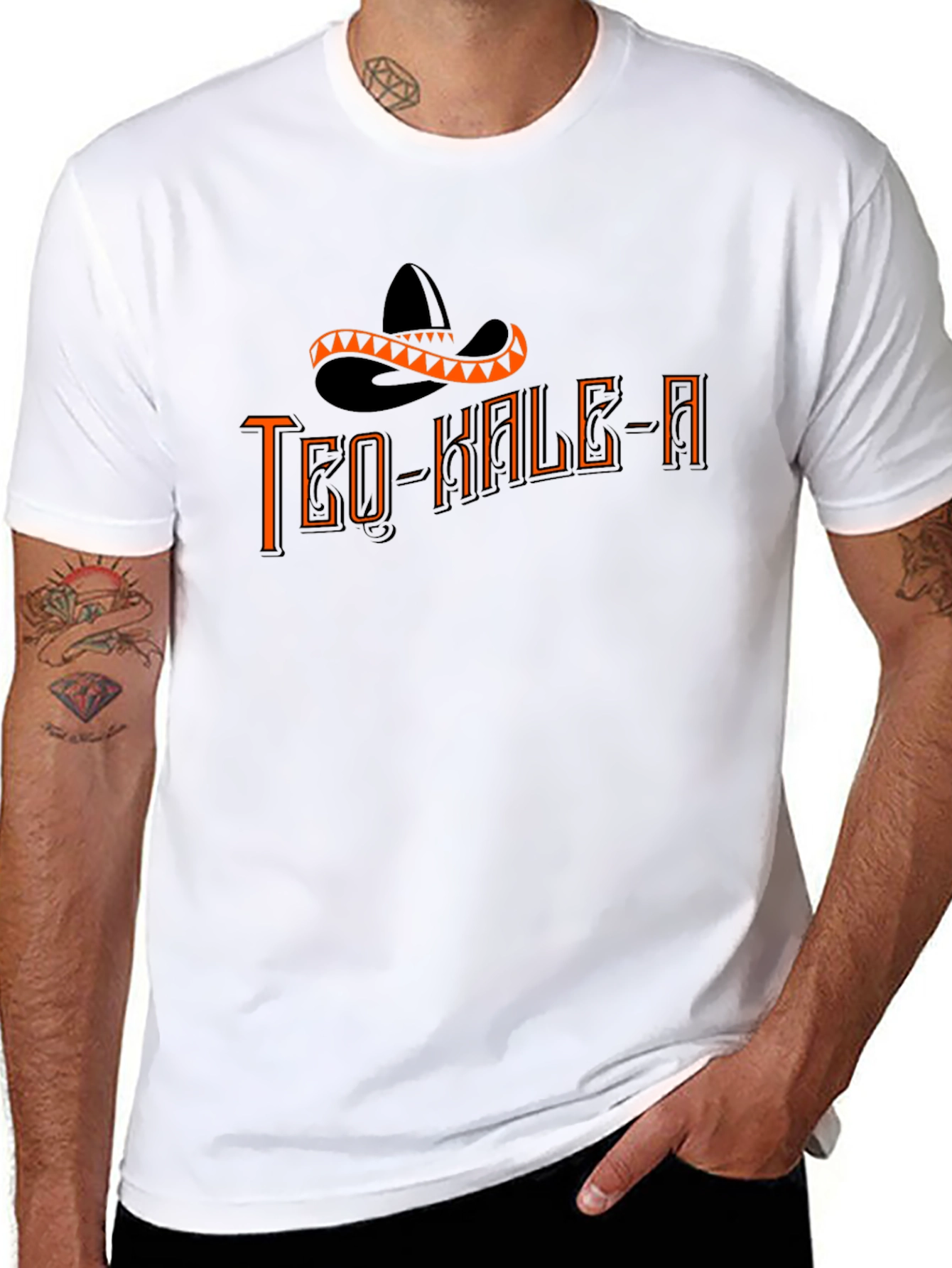 Black Teo Kale-A Sombrero Graphic Tee view 8