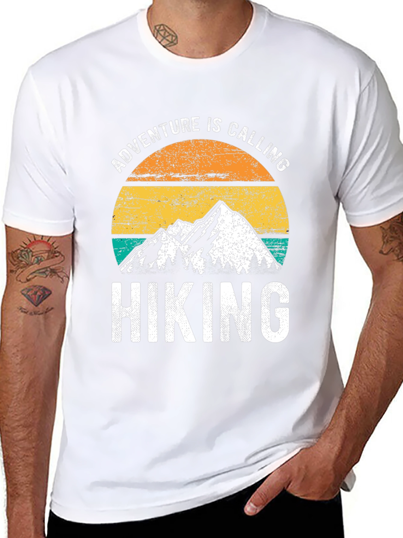 Black Adventure Hiking T-Shirt view 8