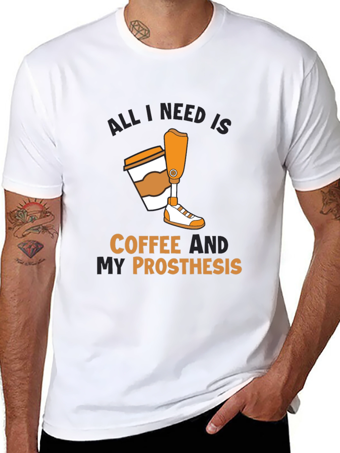 Black Coffee & Prosthesis T-Shirt: All I Need Is... view 8