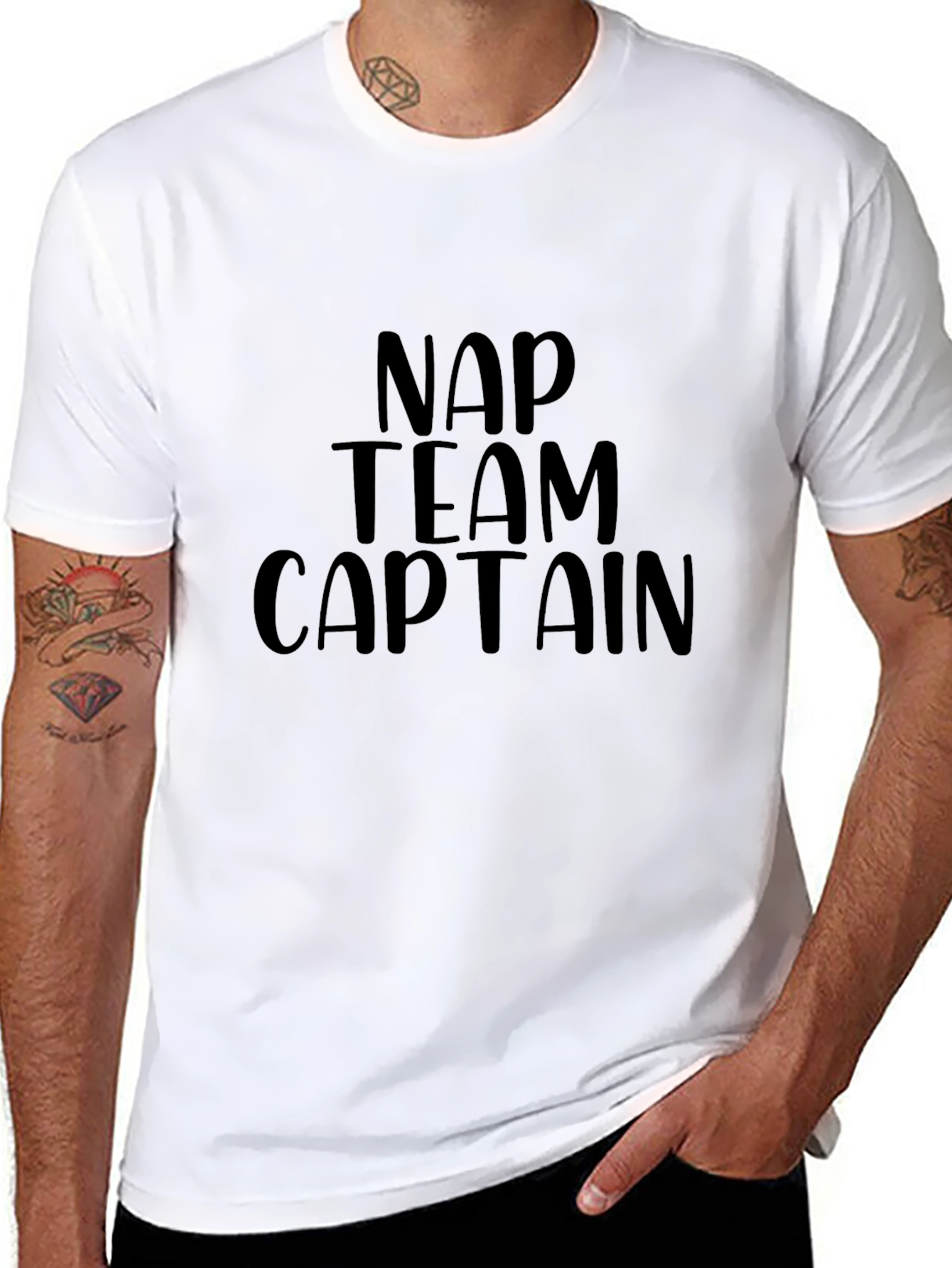 Black Nap Team Captain Black T-Shirt view 8