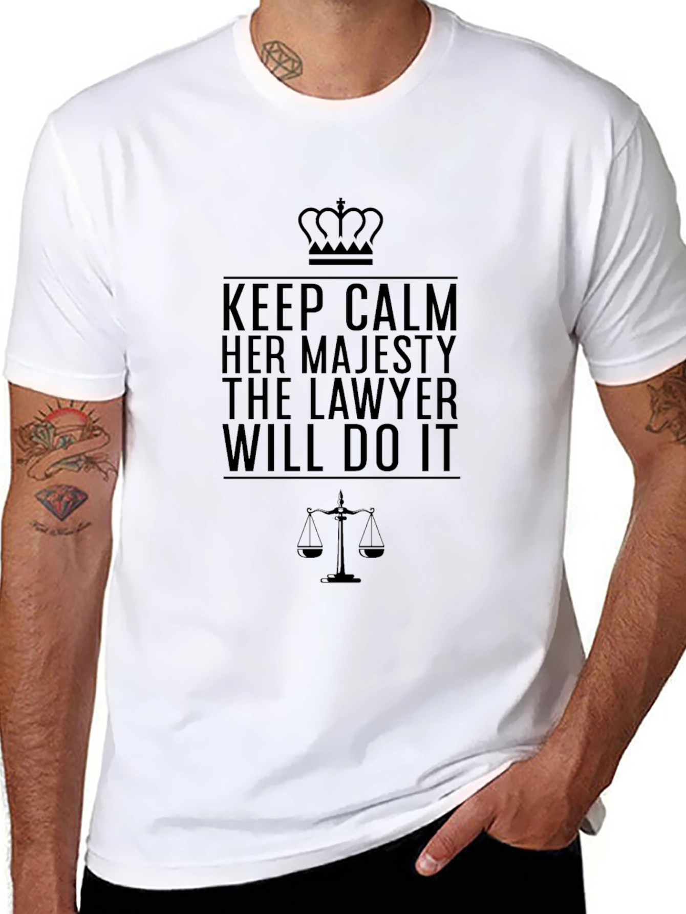 Keep Calm Lawyer T-Shirt - Her Majesty - 8