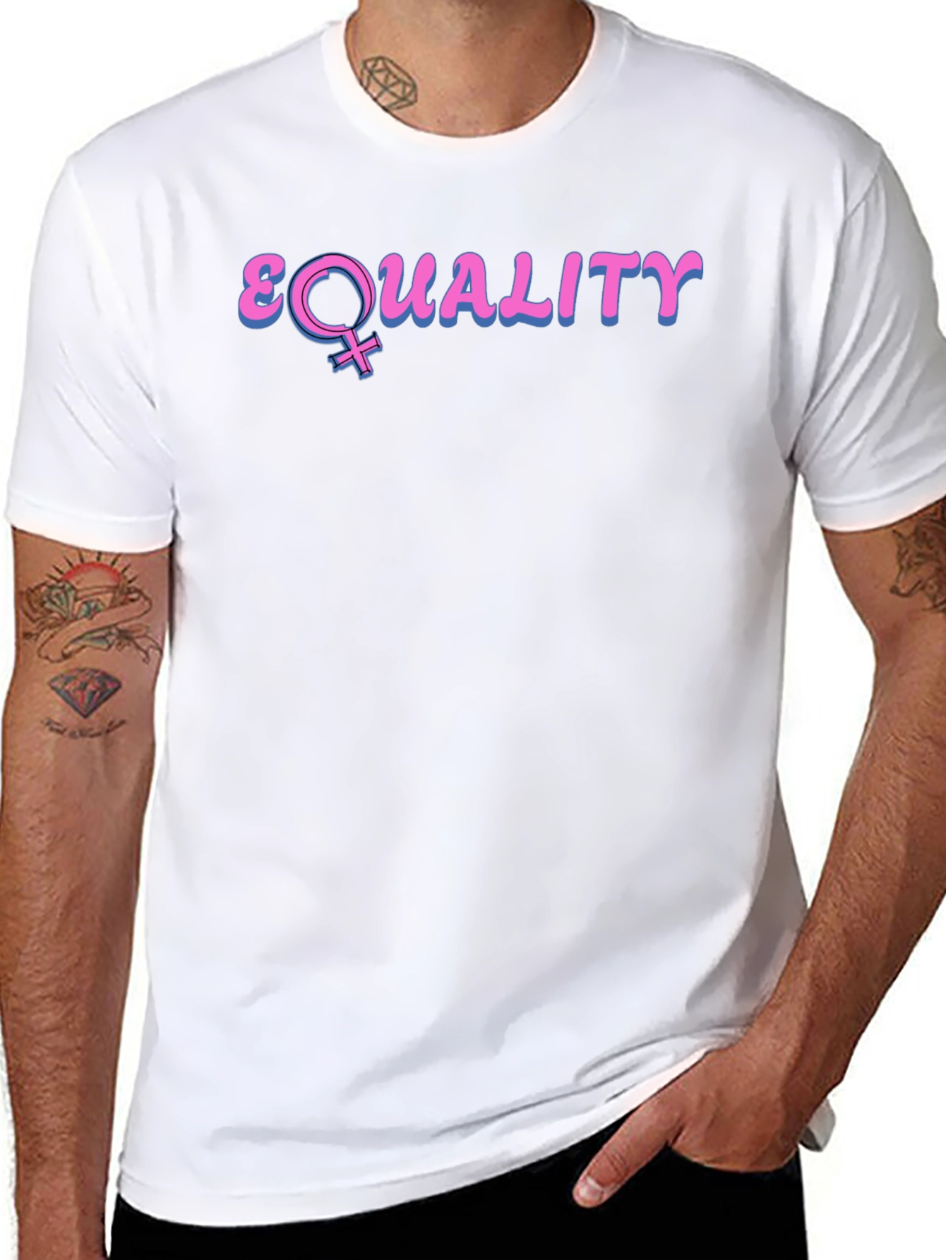 Black Equality T-Shirt Feminist Symbol Tee view 8
