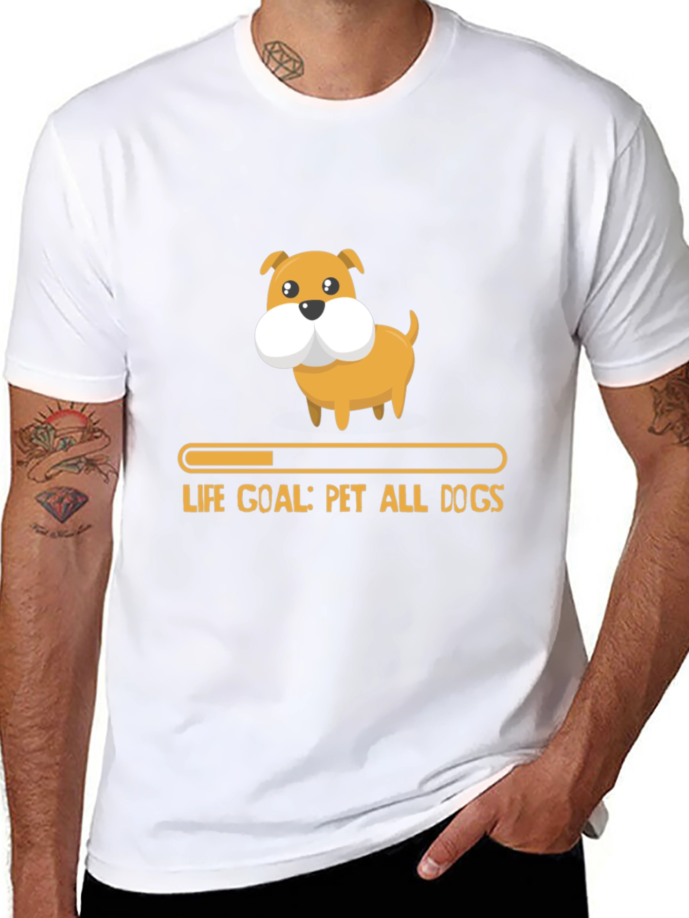 Black Pet All Dogs T-Shirt - Funny Dog Lover Tee view 8