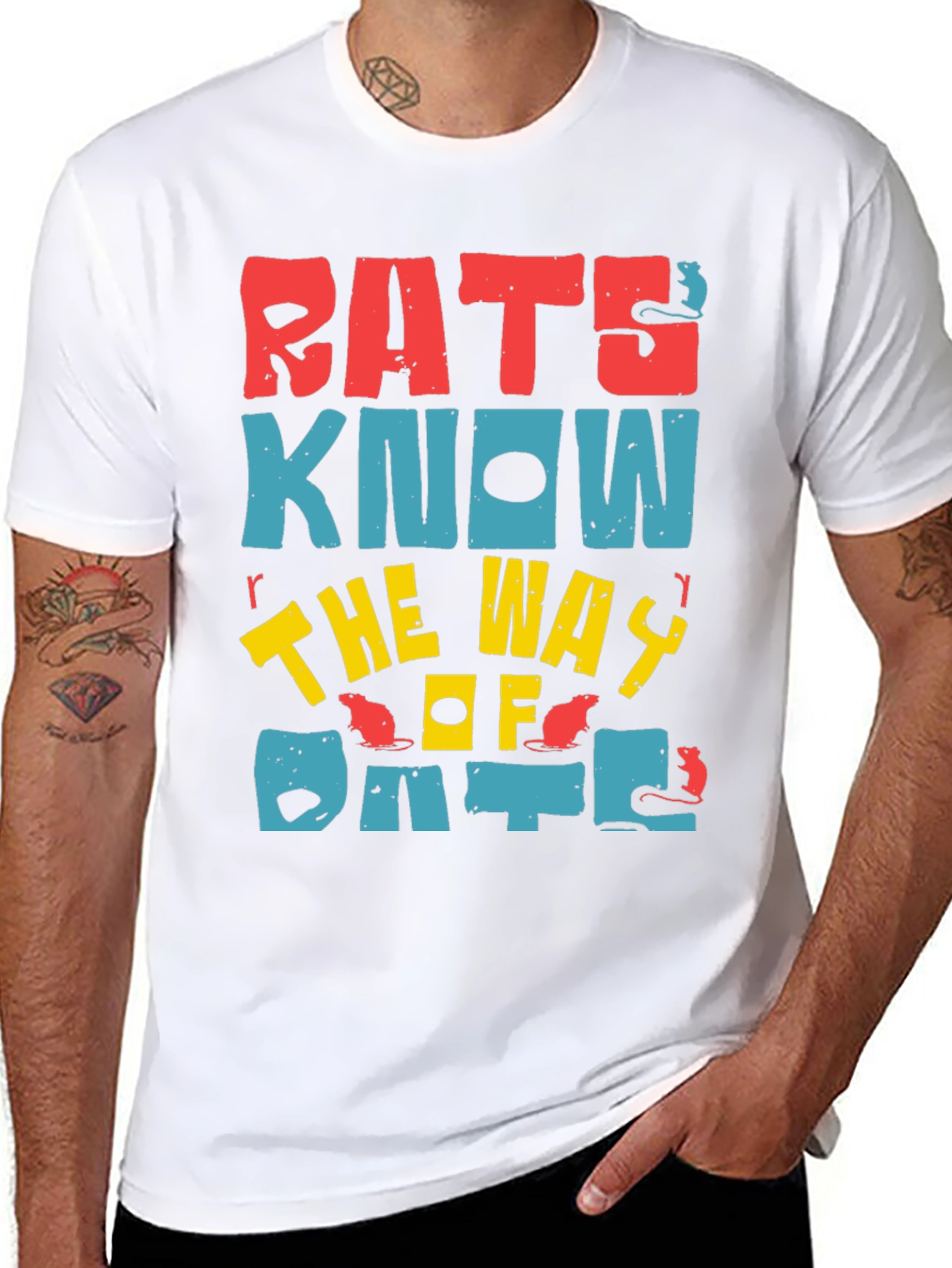 Black Rats Know the Way T-Shirt view 8
