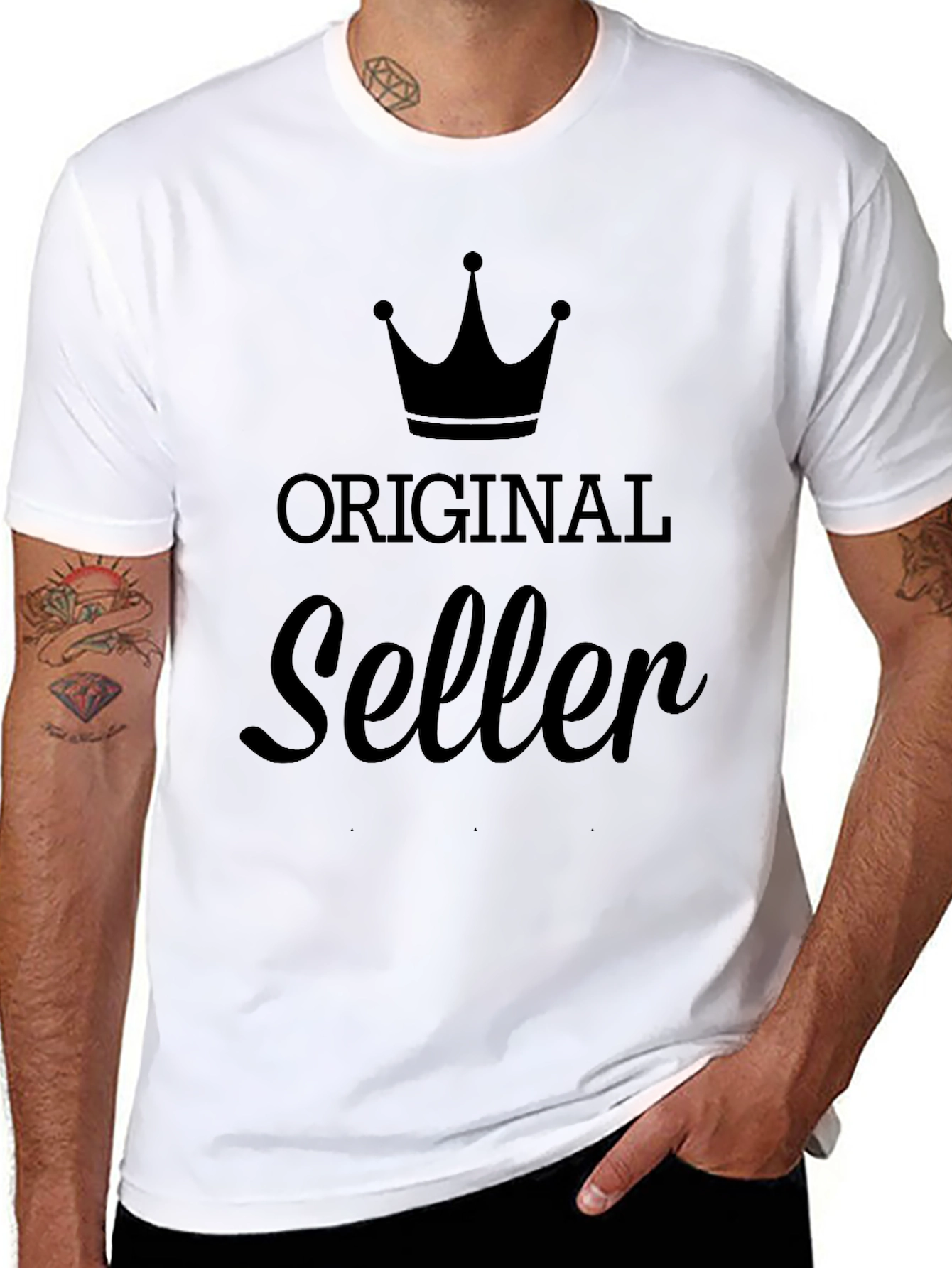 Black Original Seller Graphic Tee - Premium Quality view 8