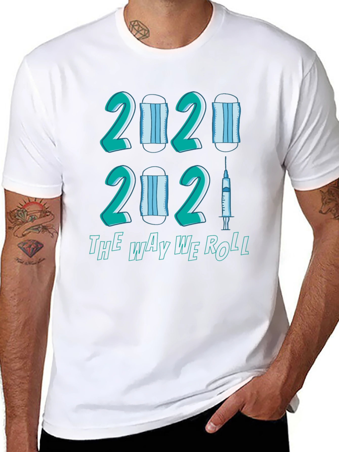 Black 2020-2021 The Way We Roll T-Shirt - Novelty Graphic Tee view 8