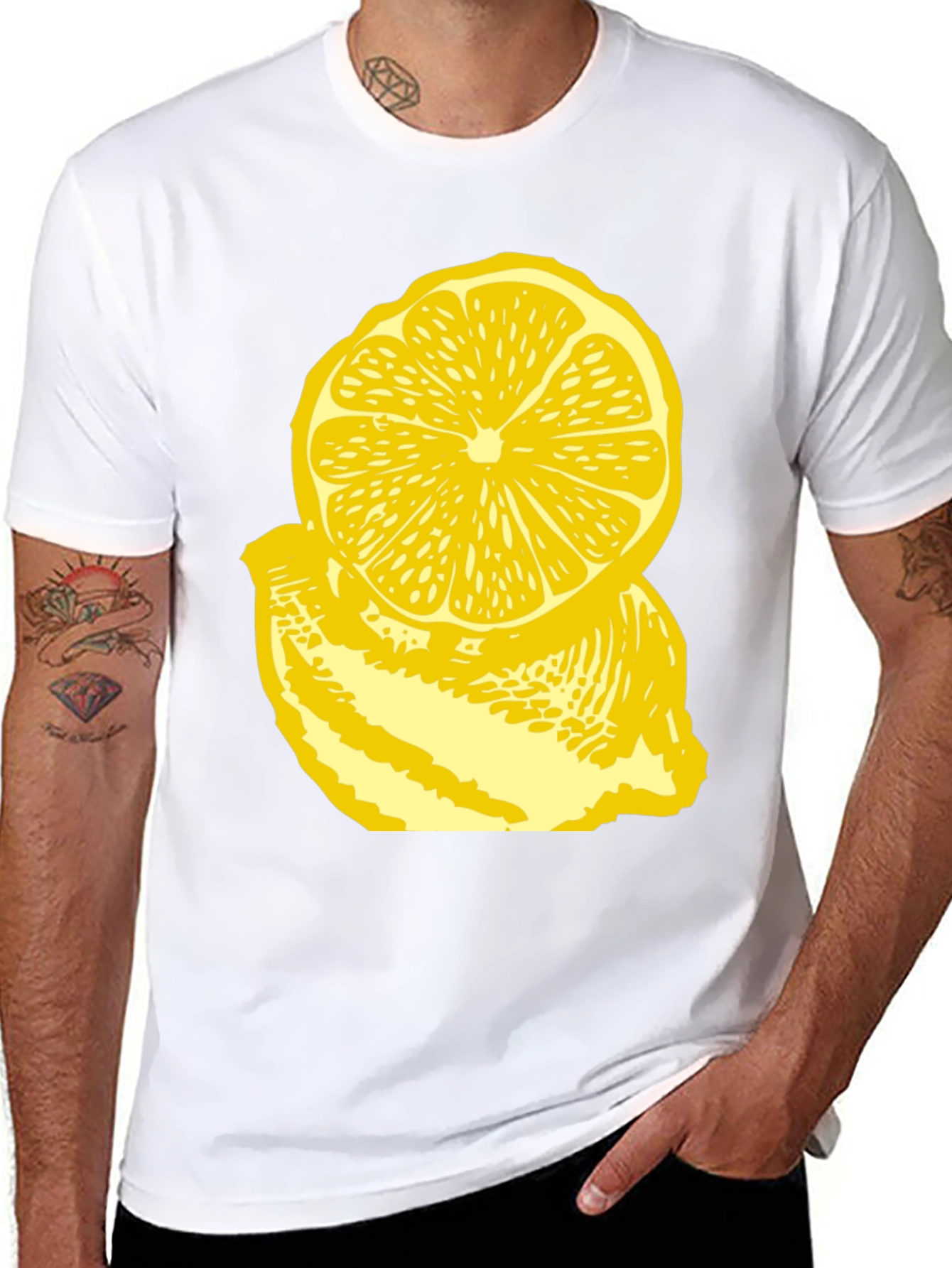 Black Lemon Graphic T-Shirt - Fresh & Fun Style view 8