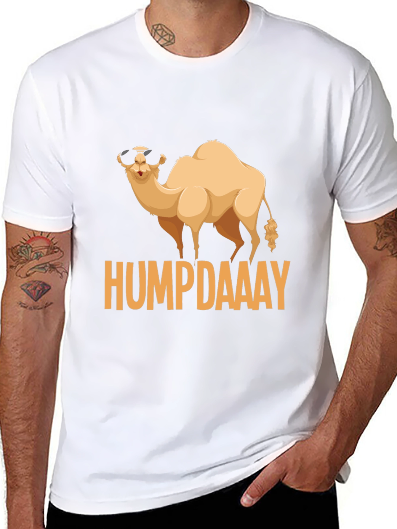 Black Hump Day Camel T-Shirt - Funny Animal Tee view 8
