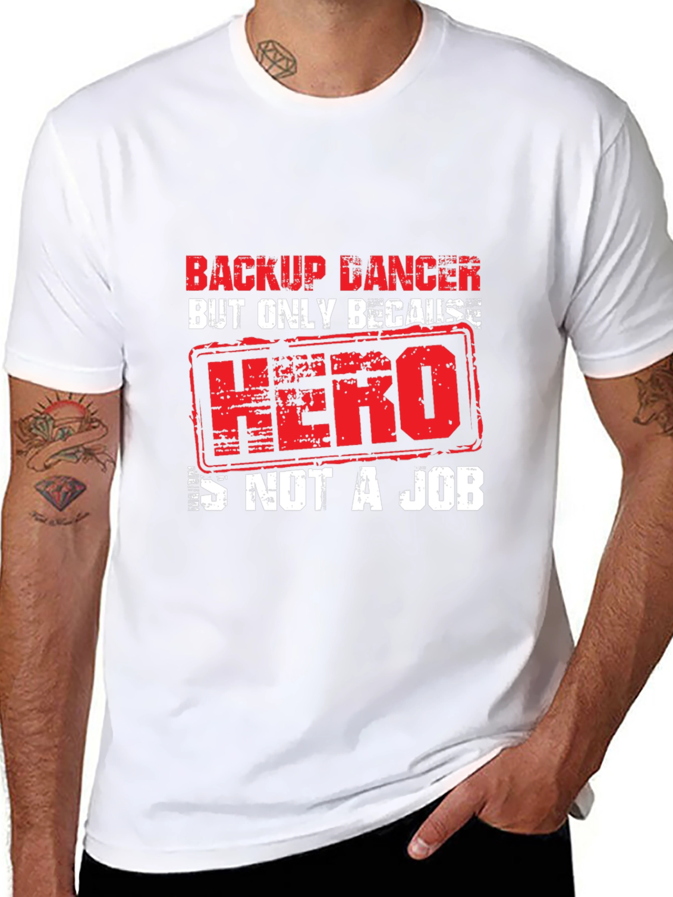 Black Backup Dancer Funny Graphic Tee view 8