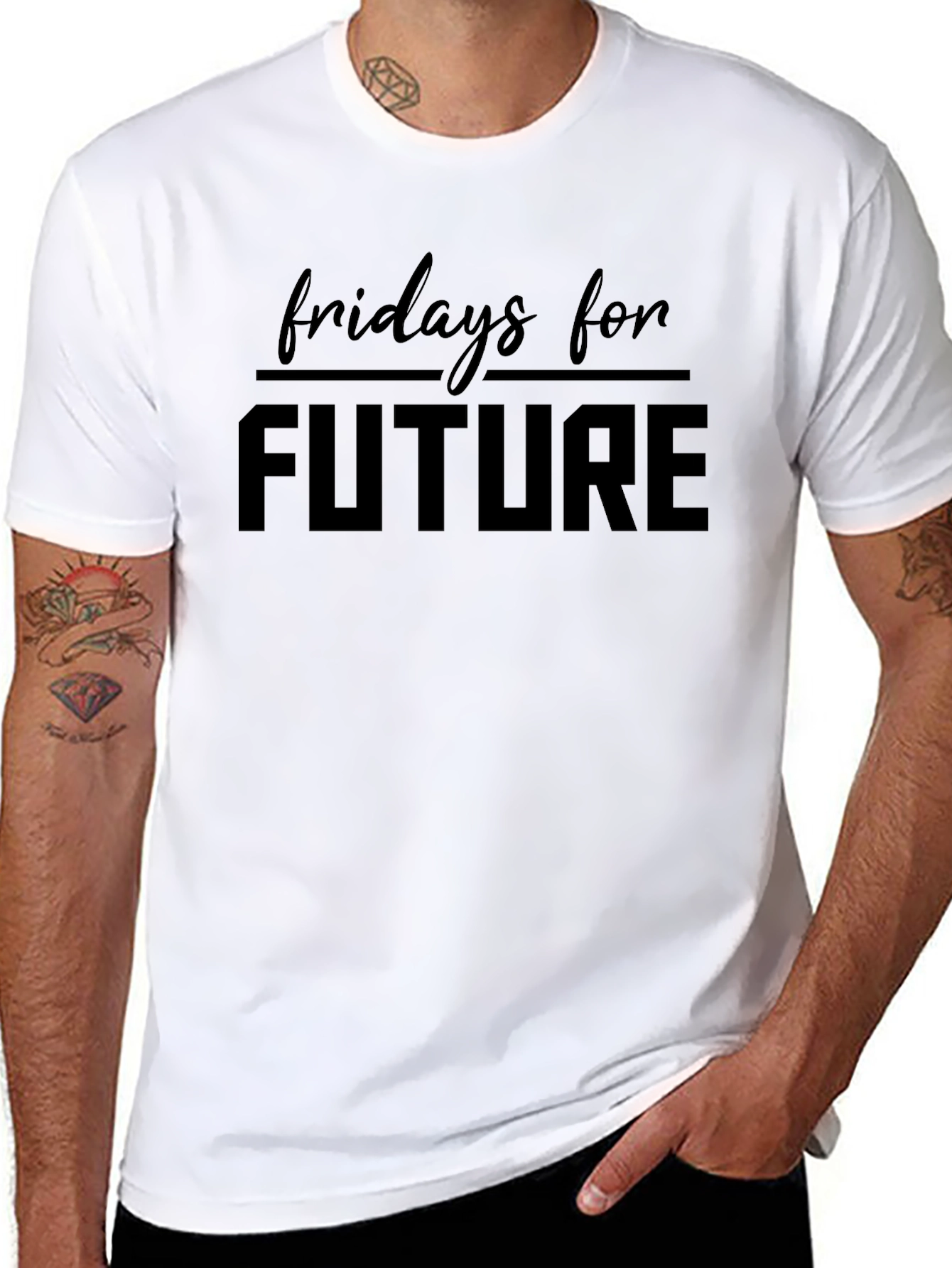 Black Fridays for Future Black Graphic Tee view 8