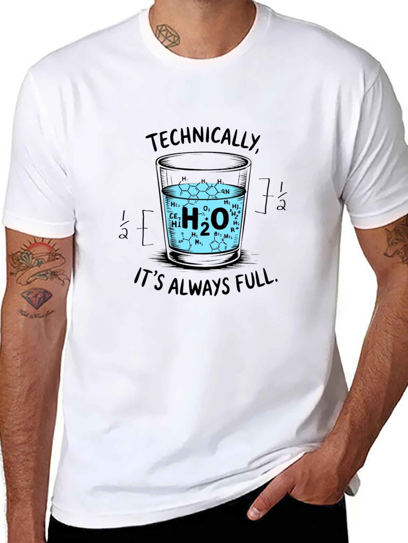 Black Technically Full H2O Science T-Shirt view 8