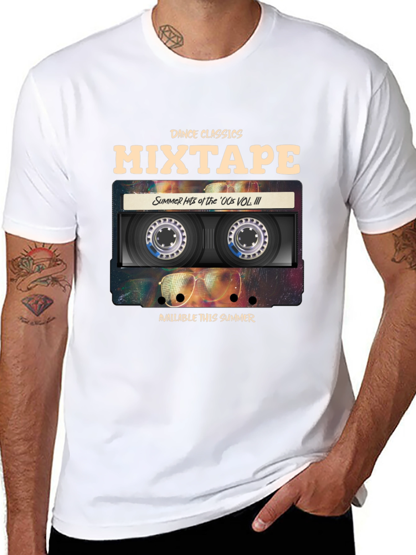 Black Dance Classics Mixtape T-Shirt view 8